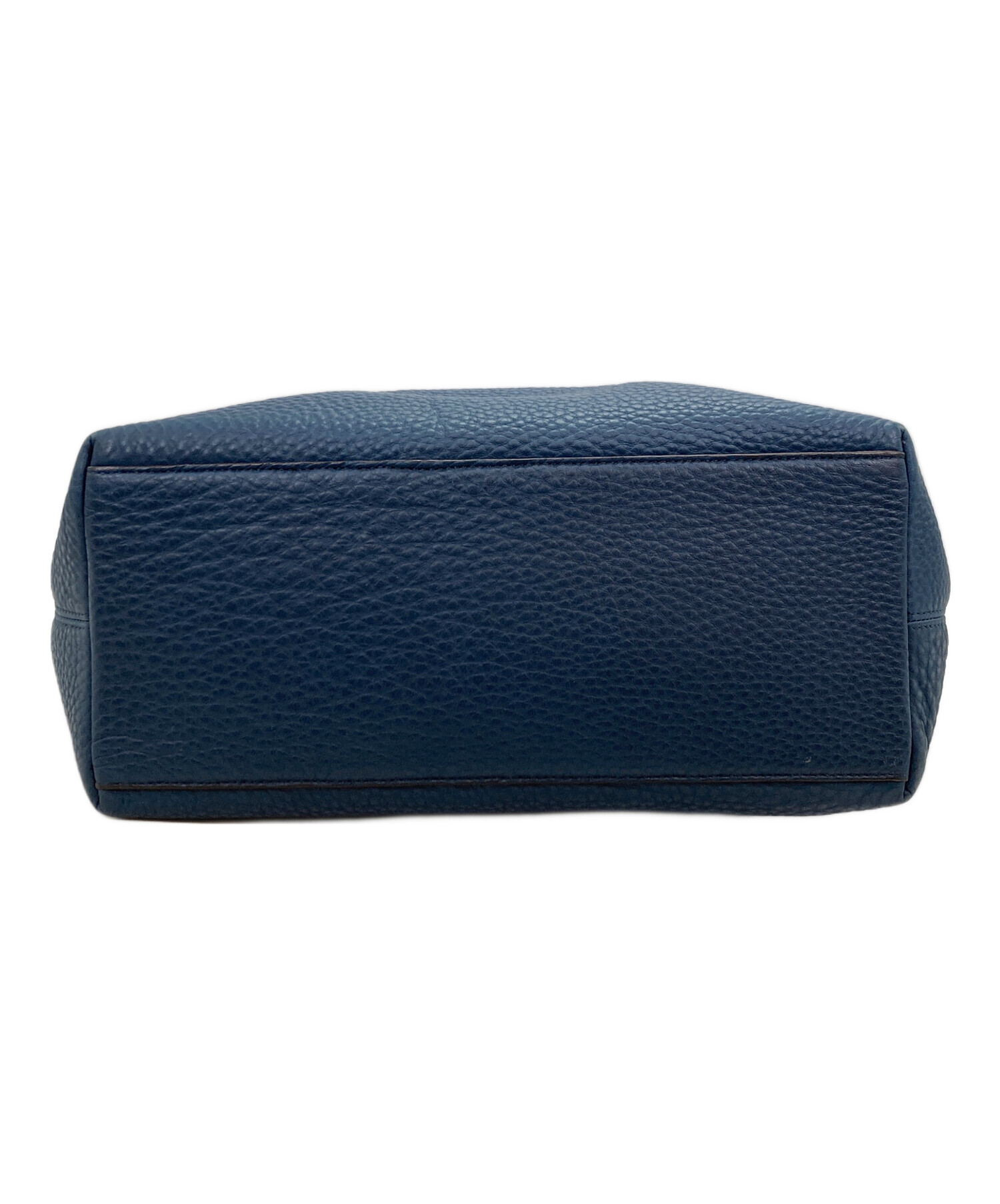 中古・古着通販】COACH (コーチ) ターンロックレザートート ブルー