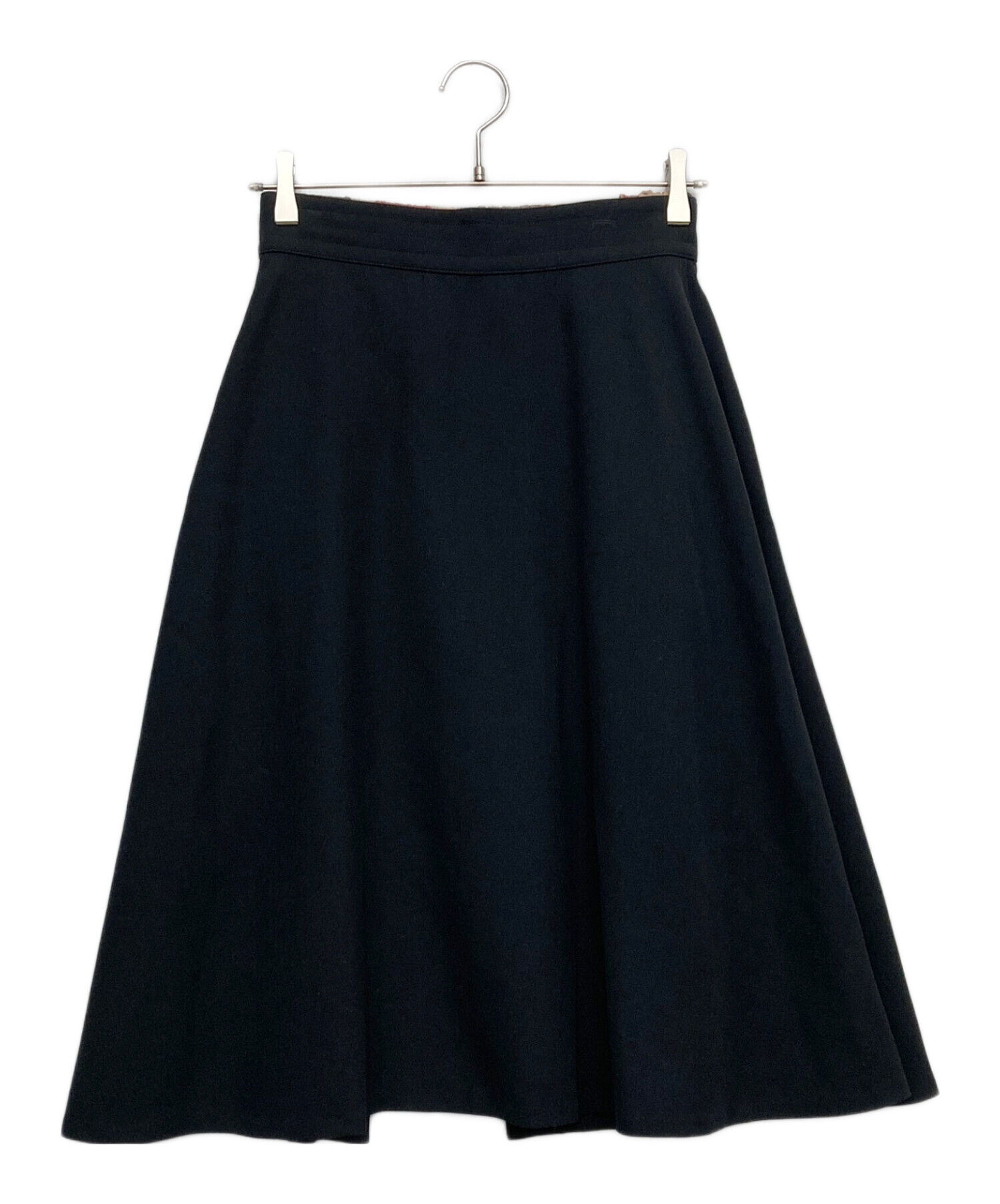美品　ブルーレーベル クレストブリッジ スカート レッドチェック×ブラック36 ブルーレーベルクレストブリッジ BLUE LABEL CRESTBRIDGE クレスト