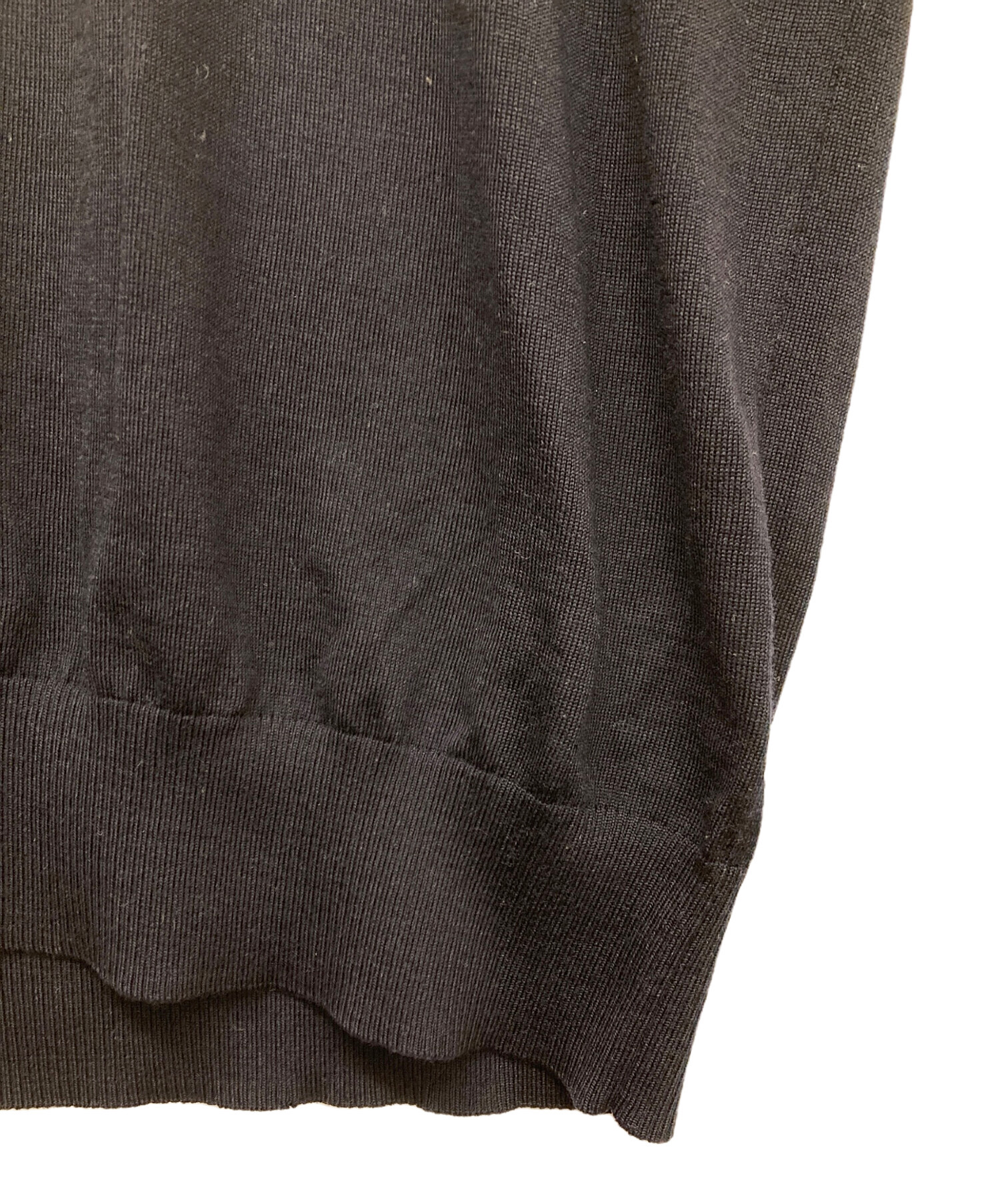 中古・古着通販】A.P.C. (アーペーセー) ニットポロシャツ ネイビー
