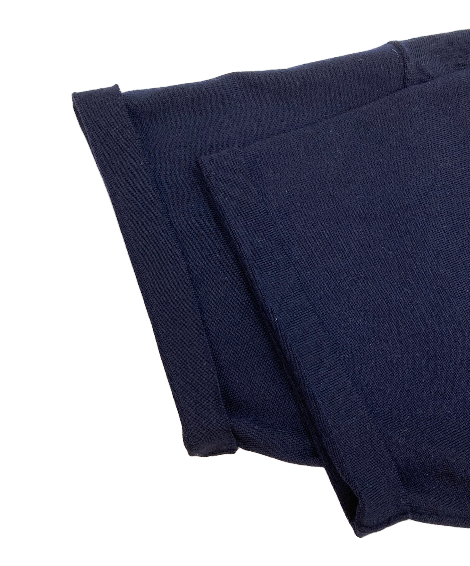【未使用品】A.P.C. アーペーセー ポロシャツ ネイビー Mサイズ 中古・古着通販】A.P.C. (アーペーセー) ニットポロシャツ ネイビー