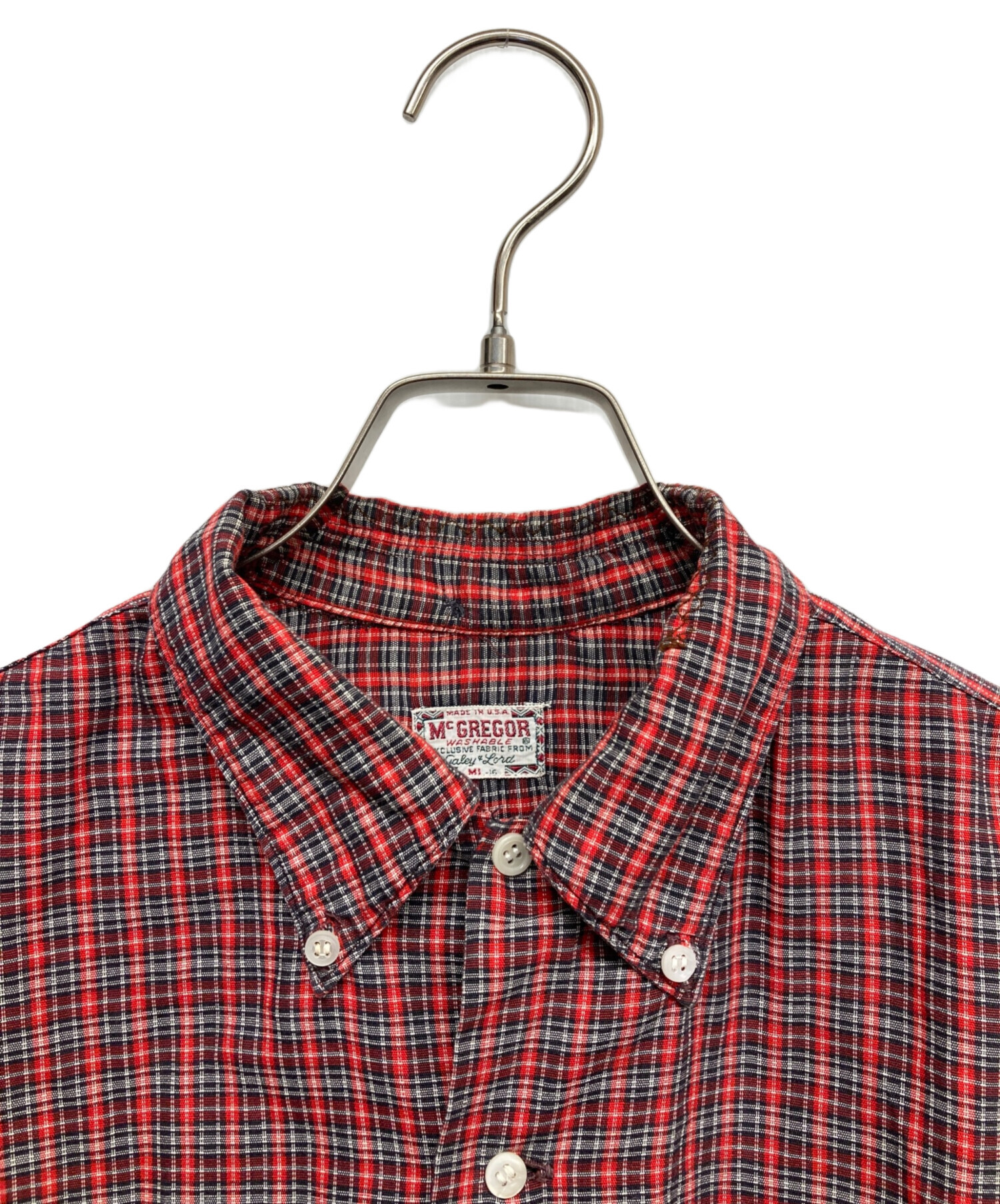 中古・古着通販】McGREGOR (マックレガー) 60s チェックボタンダウン