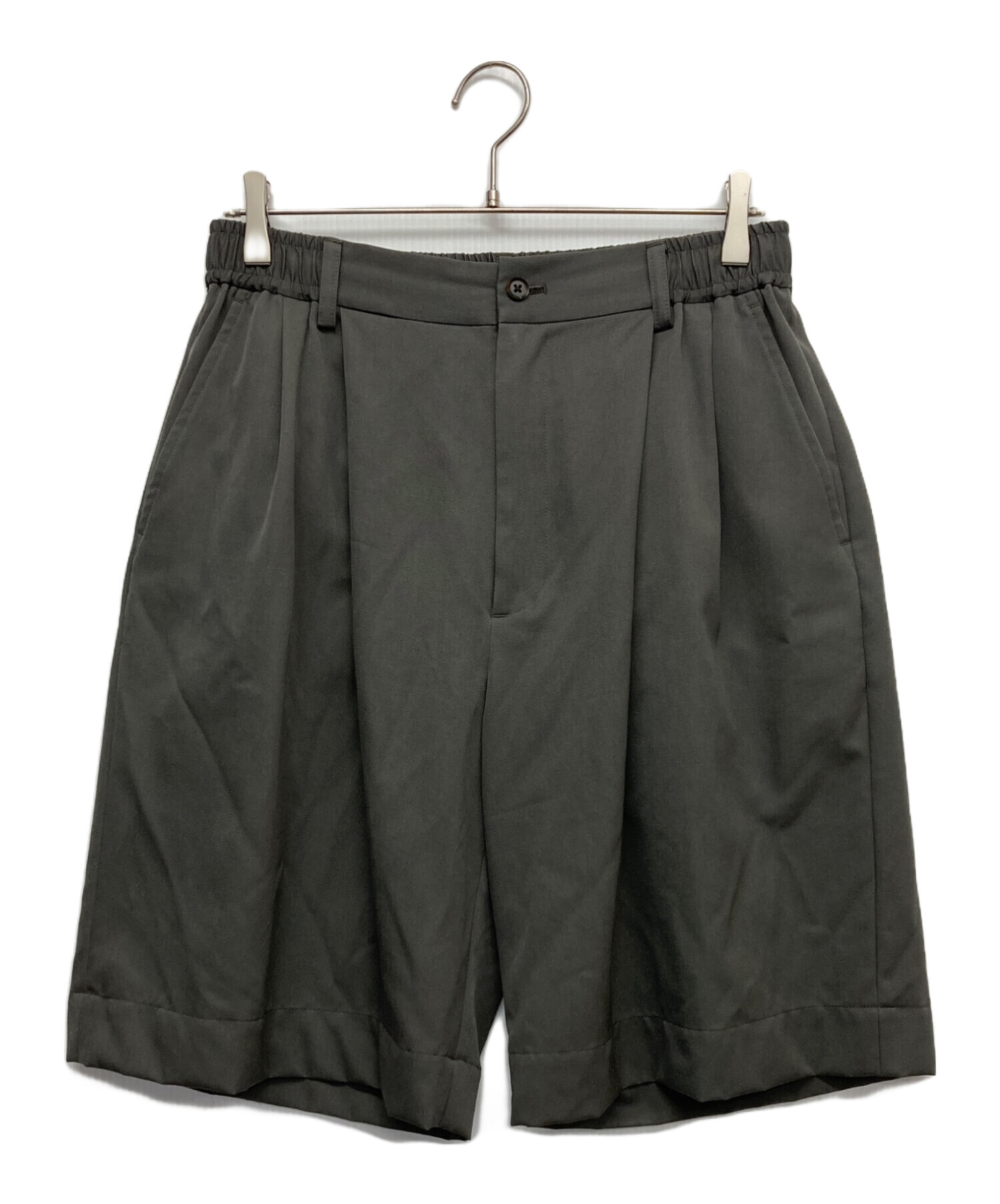 中古・古着通販】stein (シュタイン) WIDE EASY SHORT TROUSERS グレー