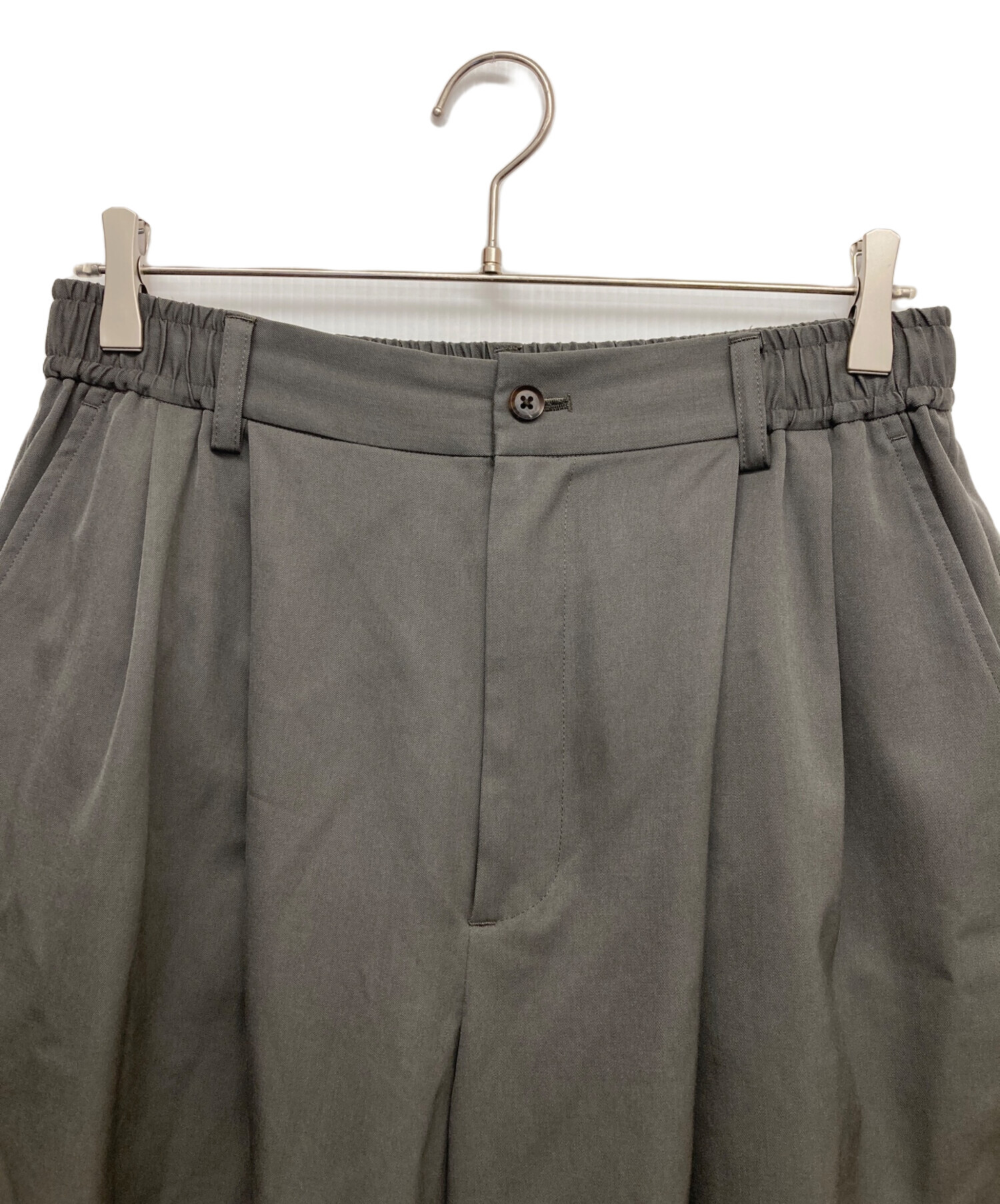 中古・古着通販】stein (シュタイン) WIDE EASY SHORT TROUSERS グレー