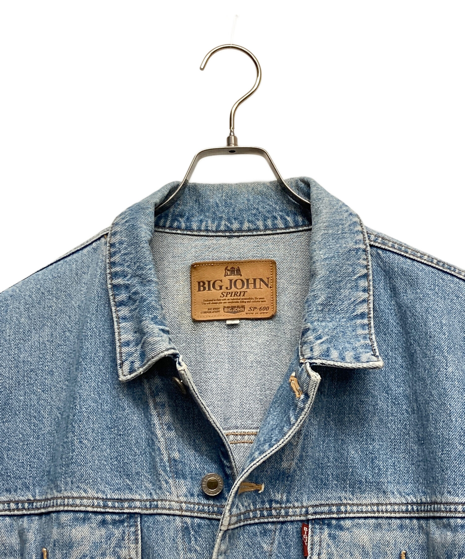 BIG JOHN デニムシャツジャケット【3L】 国産ビンテージ 古着 中古