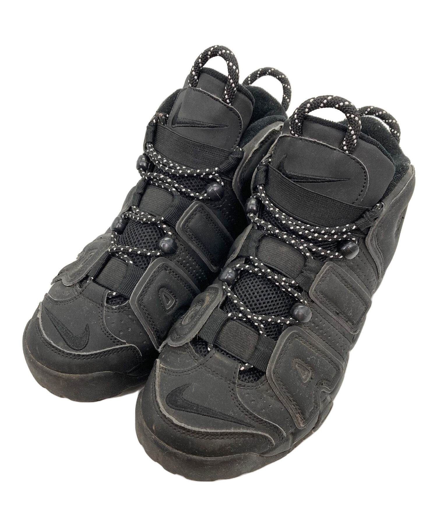 中古・古着通販】NIKE (ナイキ) AIR MORE UPTEMPO BLACK スニーカー 