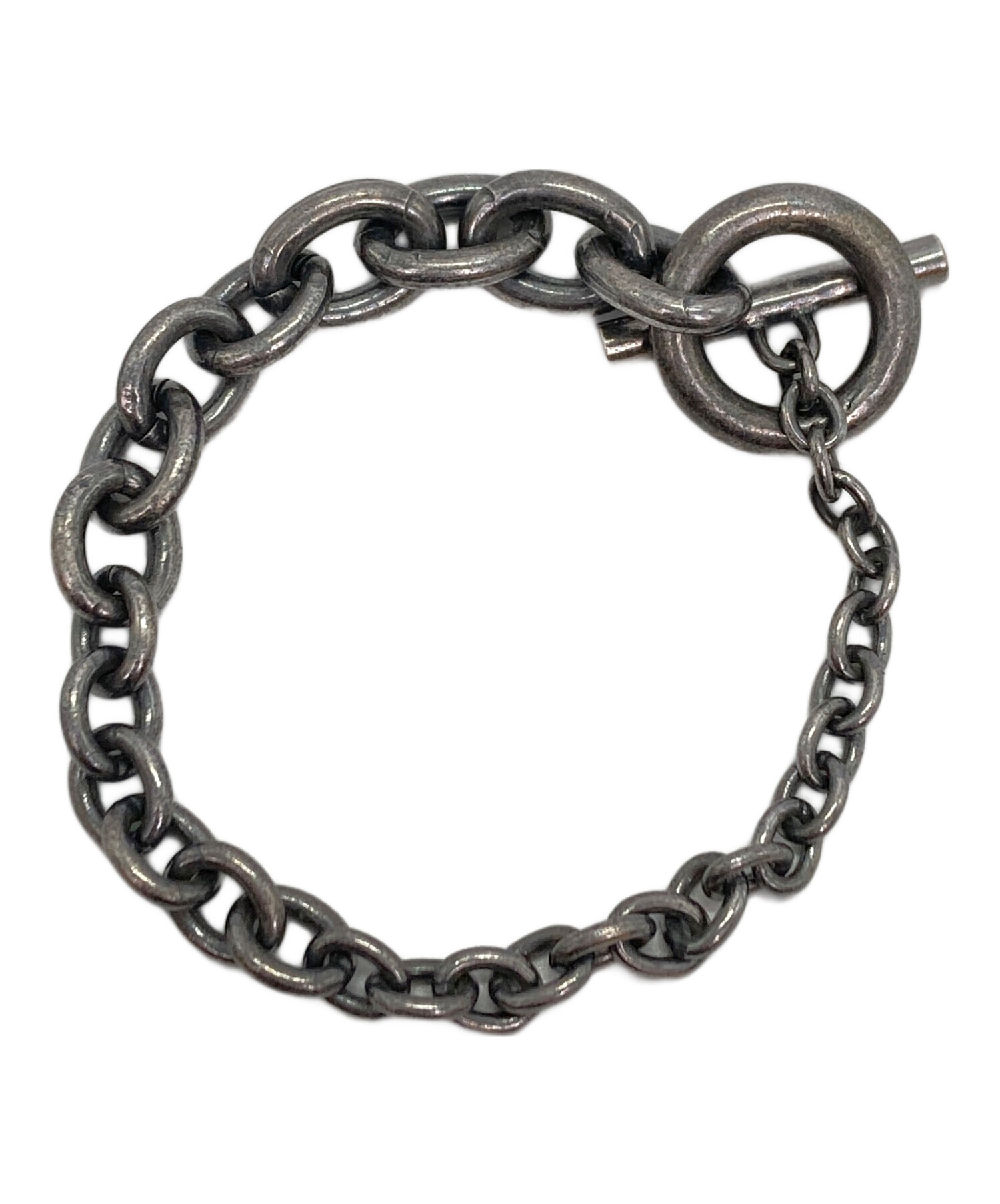 PaulSmith　レザーブレスレット　ブラック F オンラインショップ在庫切れ 中古・古着通販】Paul Smith (ポールスミス) チェーンブレスレット