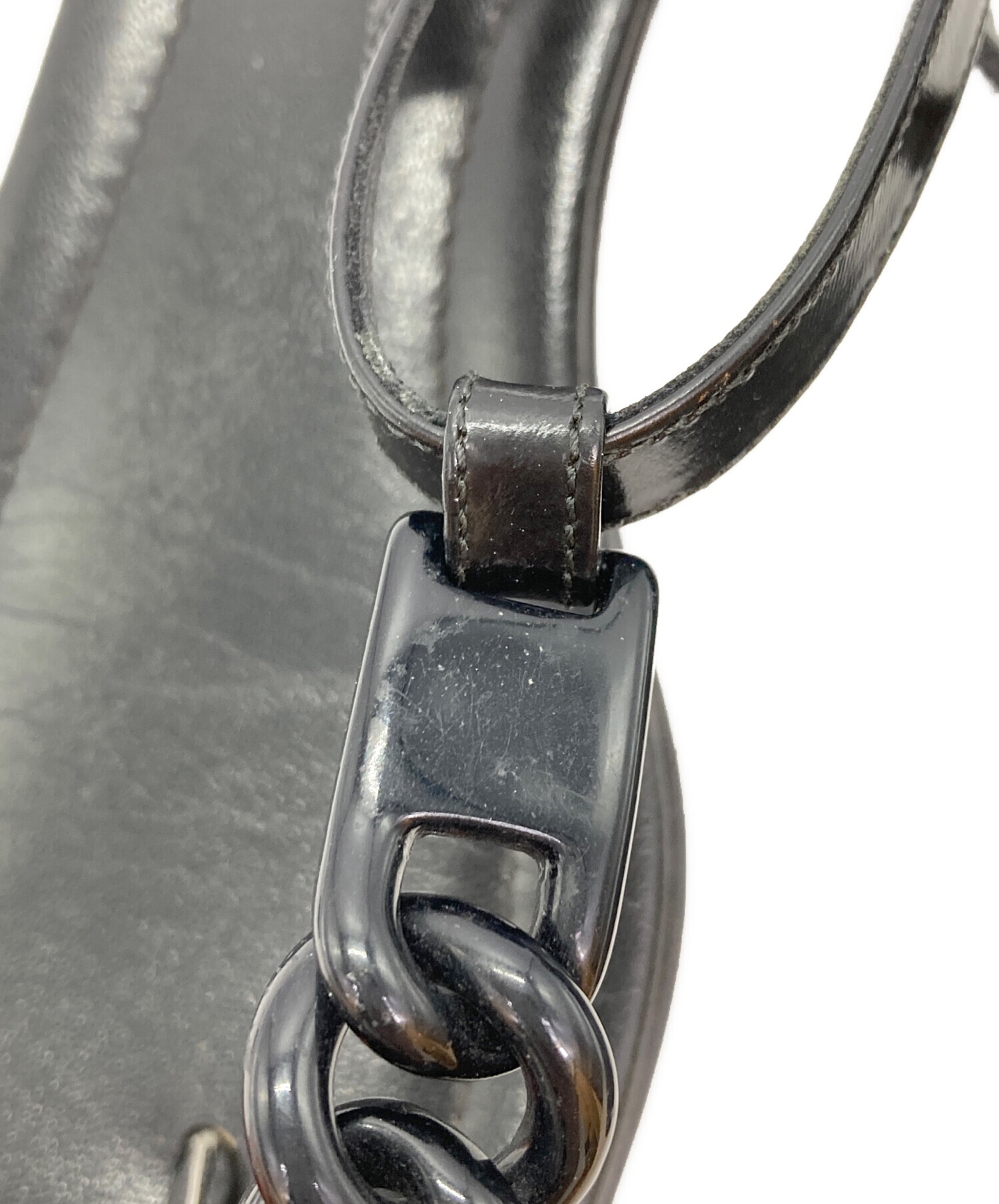 中古・古着通販】PRADA (プラダ) トングサンダル ブラック サイズ:37 1