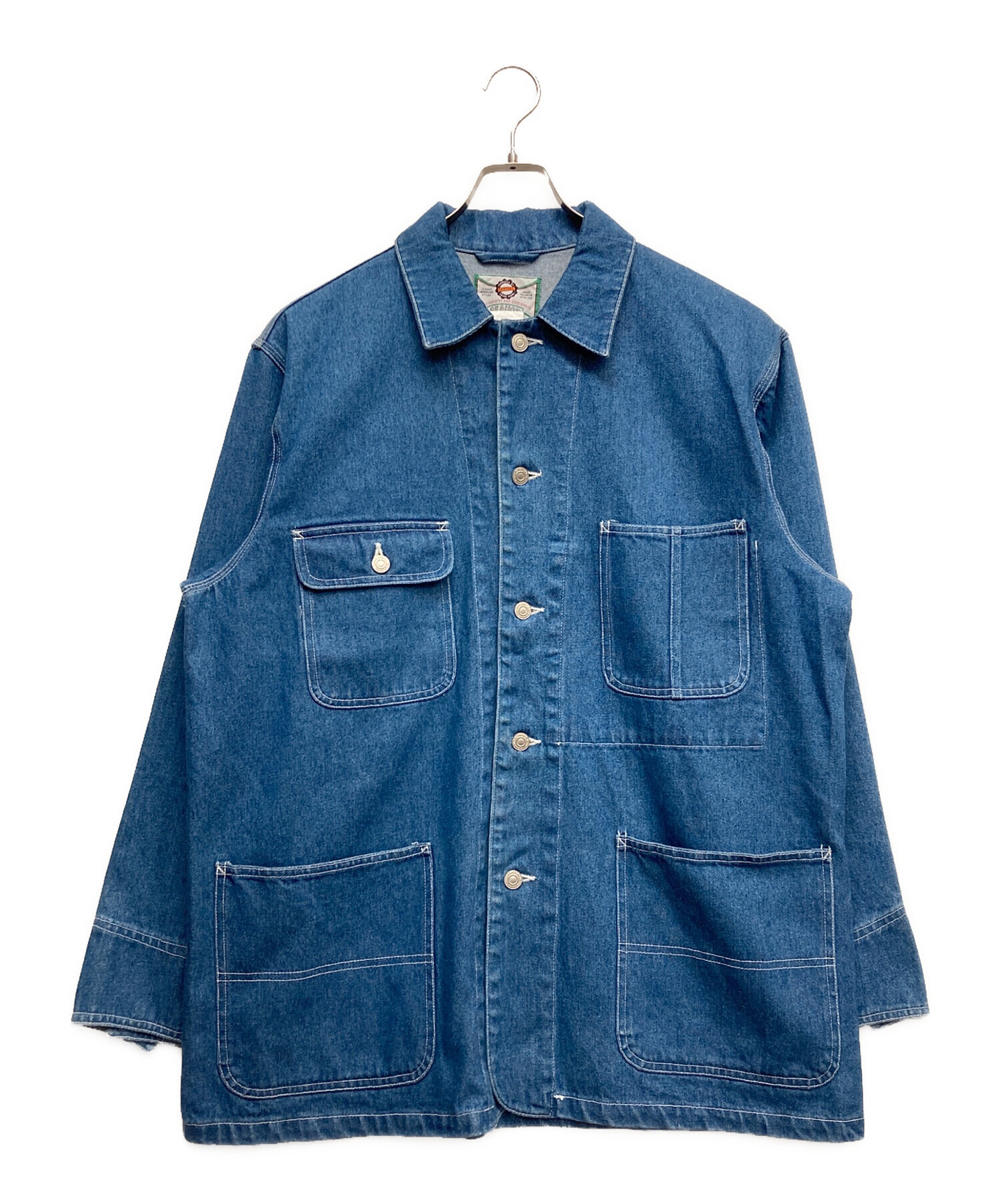 中古・古着通販】SEAHOP (シーホップ) デニムカバーオール インディゴ