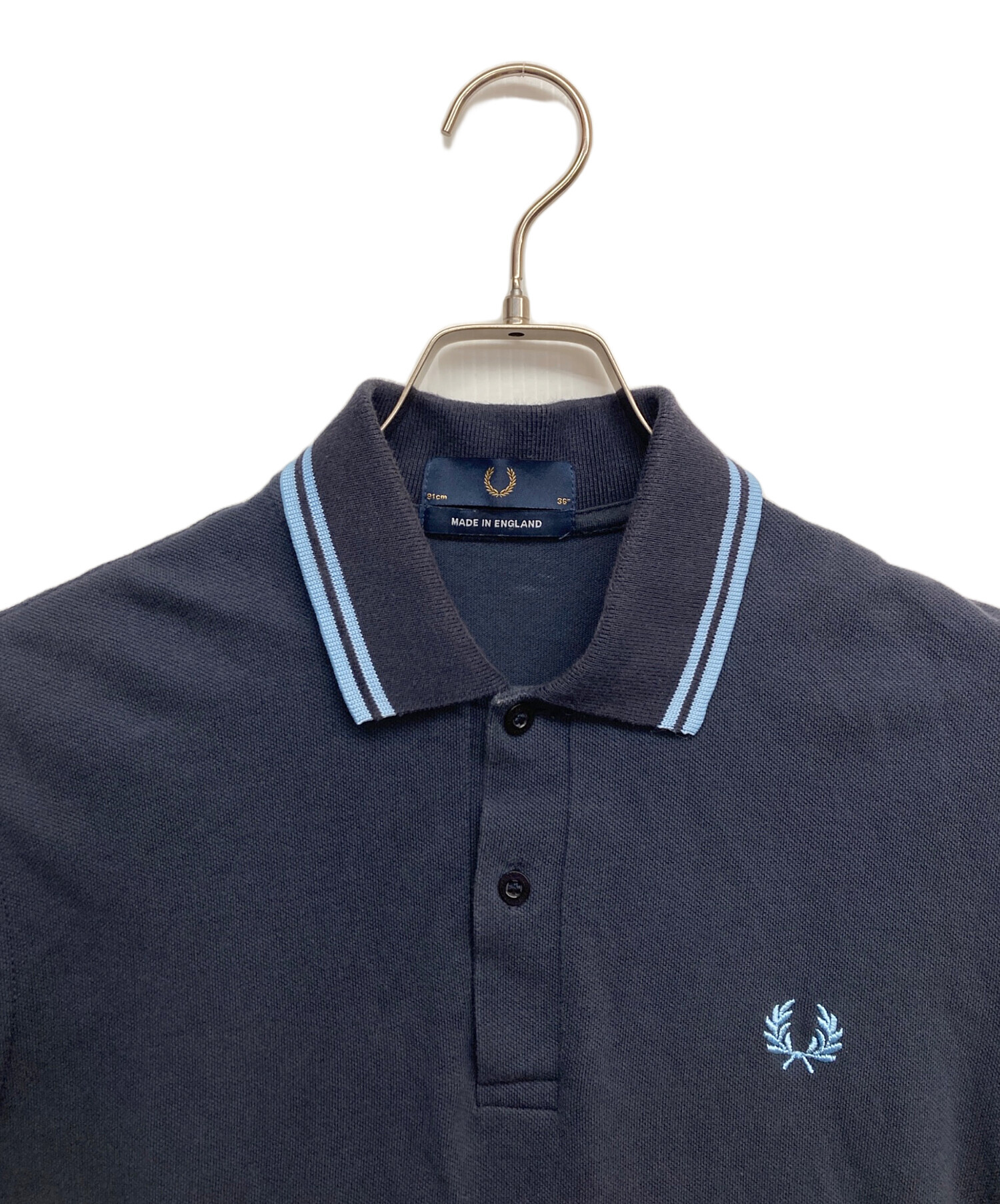 中古・古着通販】FRED PERRY (フレッドペリー) ポロシャツ ネイビー 中古・古着通販】FRED PERRY (フレッドペリー) ポロシャツ ネイビー