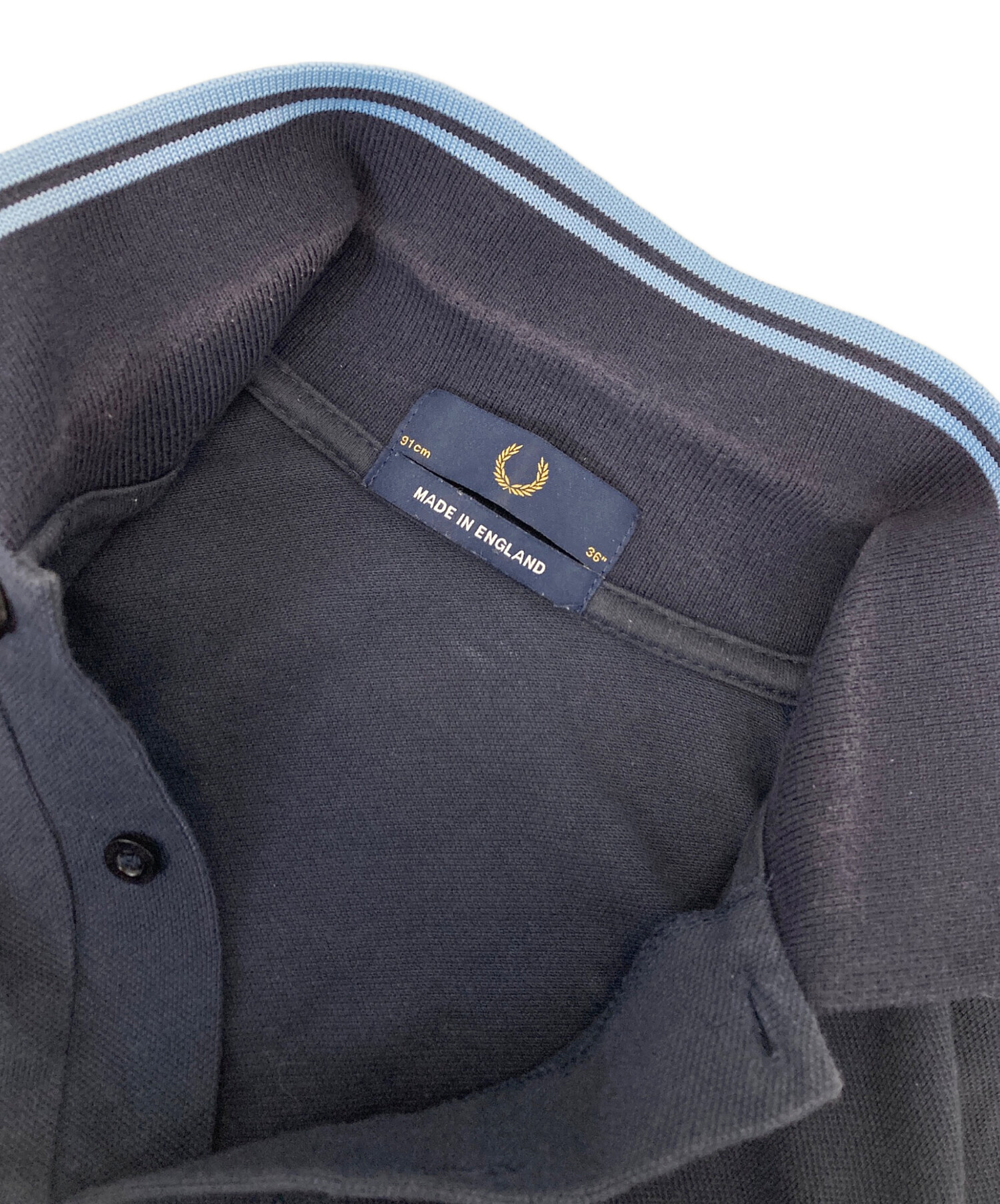 中古・古着通販】FRED PERRY (フレッドペリー) ポロシャツ ネイビー 中古・古着通販】FRED PERRY (フレッドペリー) ポロシャツ ネイビー