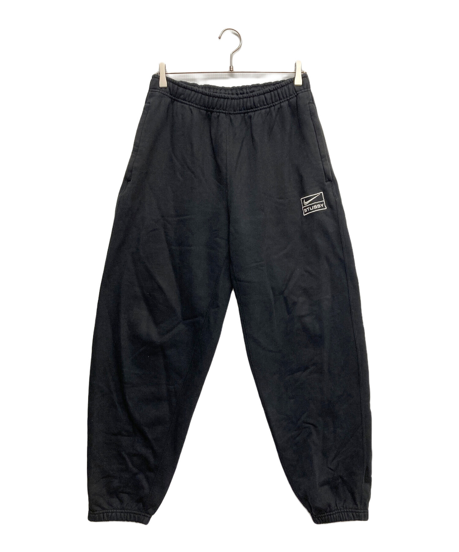 STUSSY スポーツ スウェットパンツ ブラック 中古・古着通販】NIKE (ナイキ) stussy (ステューシー) Washed Pants