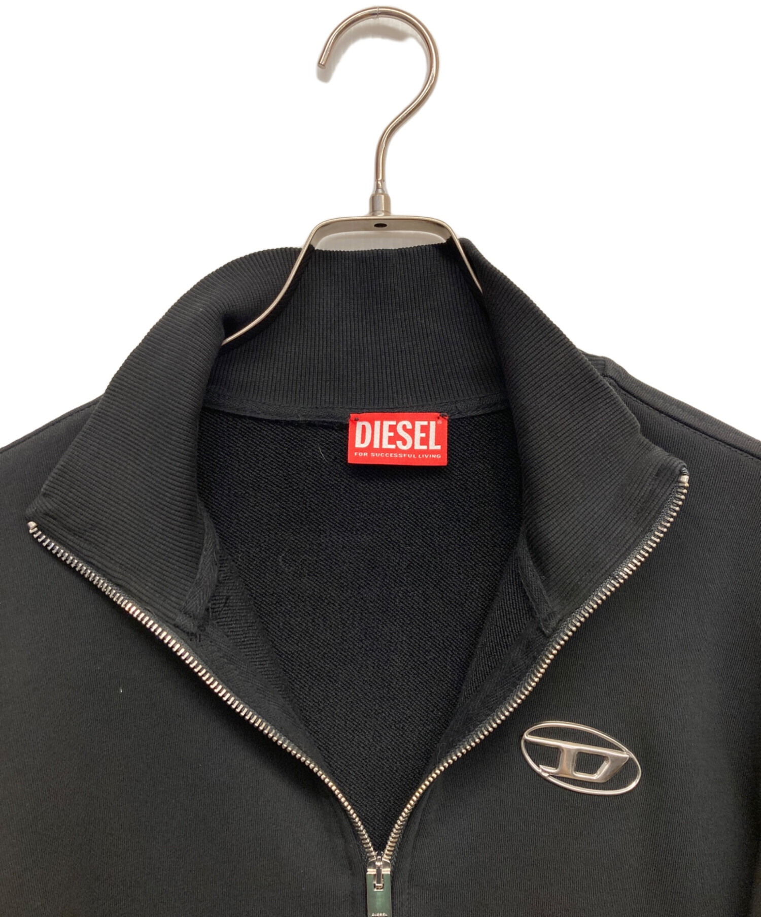 洗練されたデザイン　DIESEL A19911 T-HUPY-OD Lサイズ 中古・古着通販】DIESEL (ディーゼル) Dロゴジップアップスウェット
