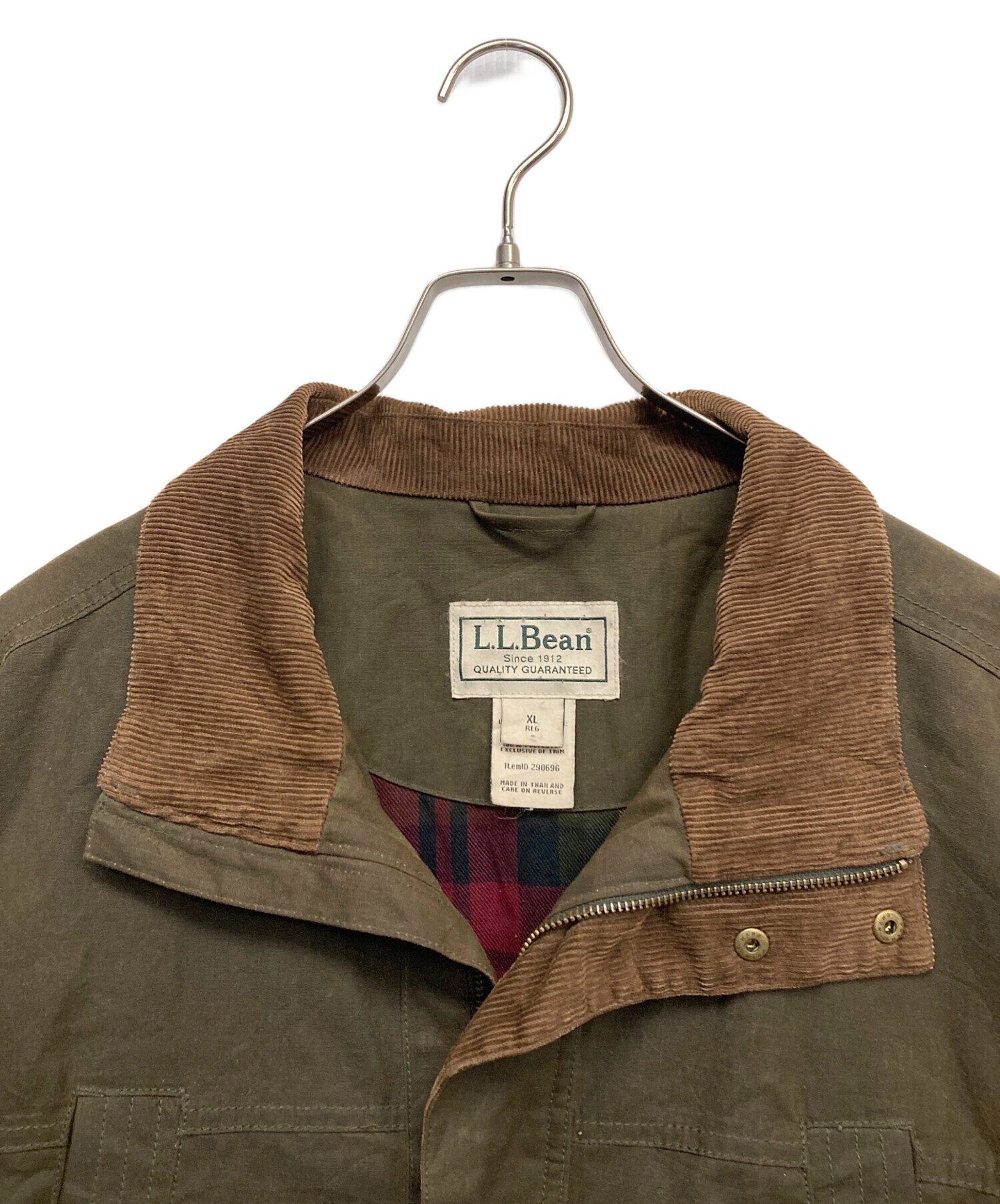 エルエルビ～ンL.L.Bean ワックスコットン オイルドジャケット /メンズL 中古・古着通販】L.L.Bean (エルエルビーン) ワックスコットンオイルド