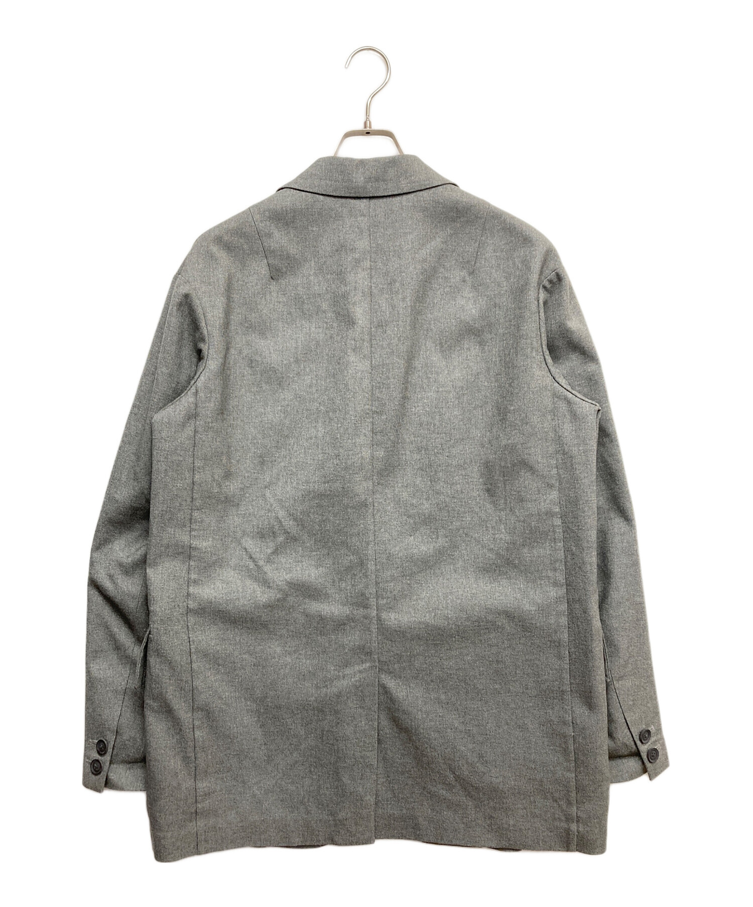 kolor/BEACON カラービーコン ミリタリーブルゾン L グレー 【古着】【中古】【送料無料】 中古・古着通販】kolor/BEACON (カラービーコン) プリントテーラード