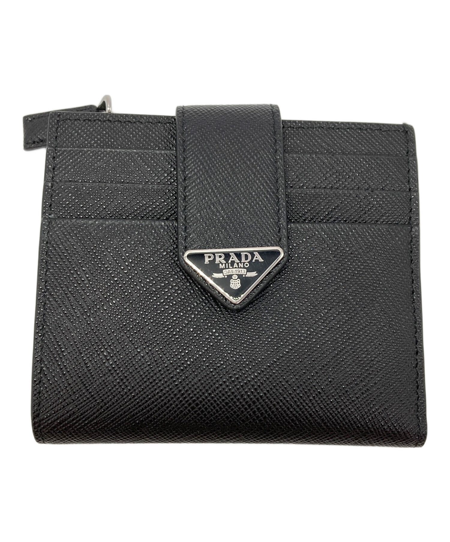 PRADA プラダ 財布・ケース  黒 【古着】【中古】【送料無料】 中古・古着通販】PRADA (プラダ) 長財布 ブラック｜ブランド・古着通販