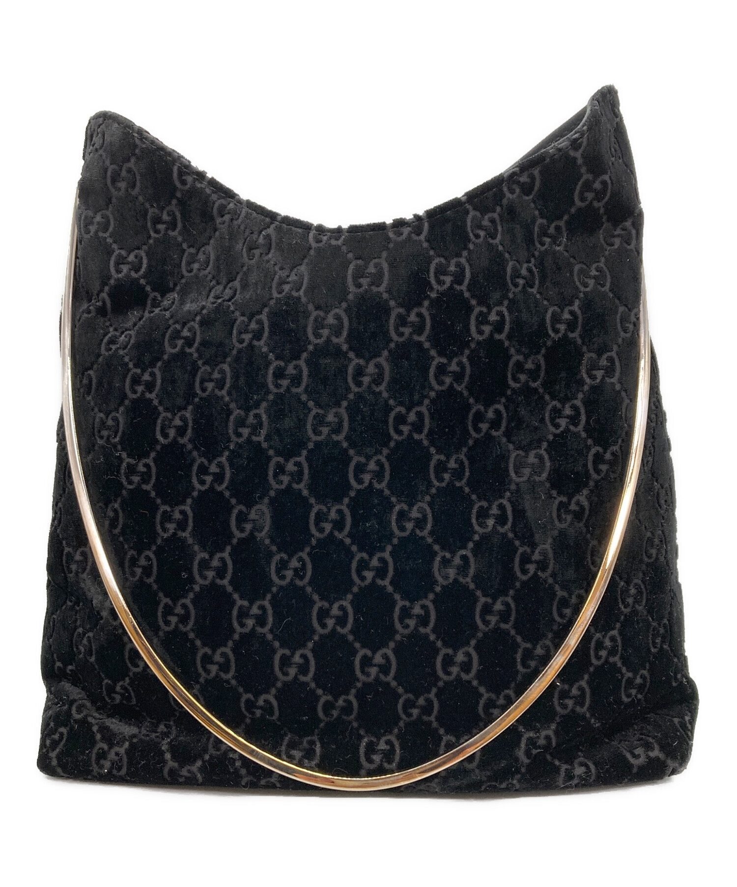 中古・古着通販】GUCCI (グッチ) メタルハンドル ワンショルダーバッグ 中古・古着通販】GUCCI (グッチ) メタルハンドル ワンショルダーバッグ
