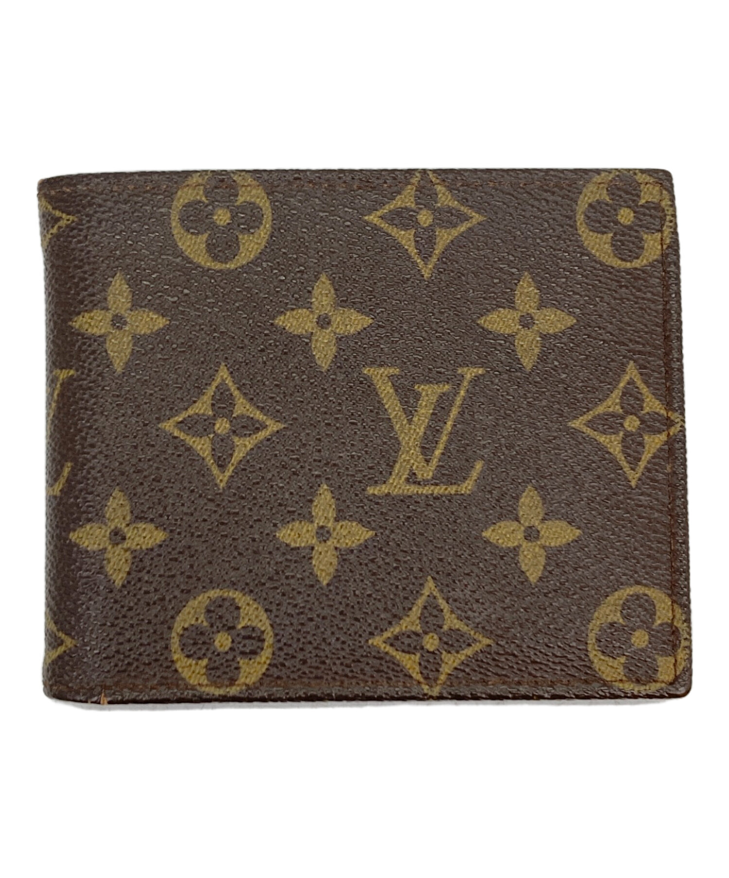 中古・古着通販】LOUIS VUITTON (ルイ ヴィトン) 2つ折り財布 ブラウン