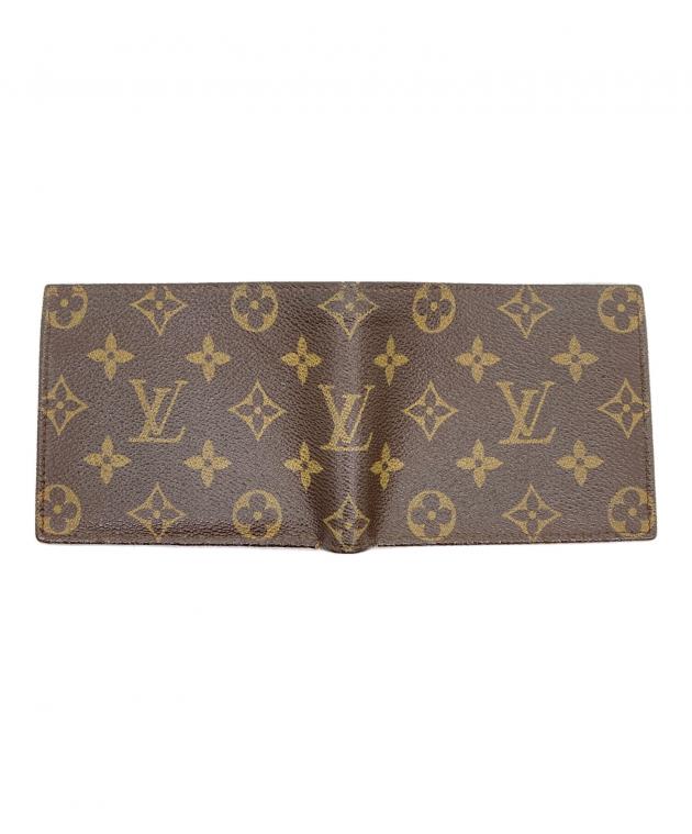 ルイヴィトン　LV 二つ折財布　中古品 中古・古着通販】LOUIS VUITTON (ルイ ヴィトン) 2つ折り財布 ブラウン