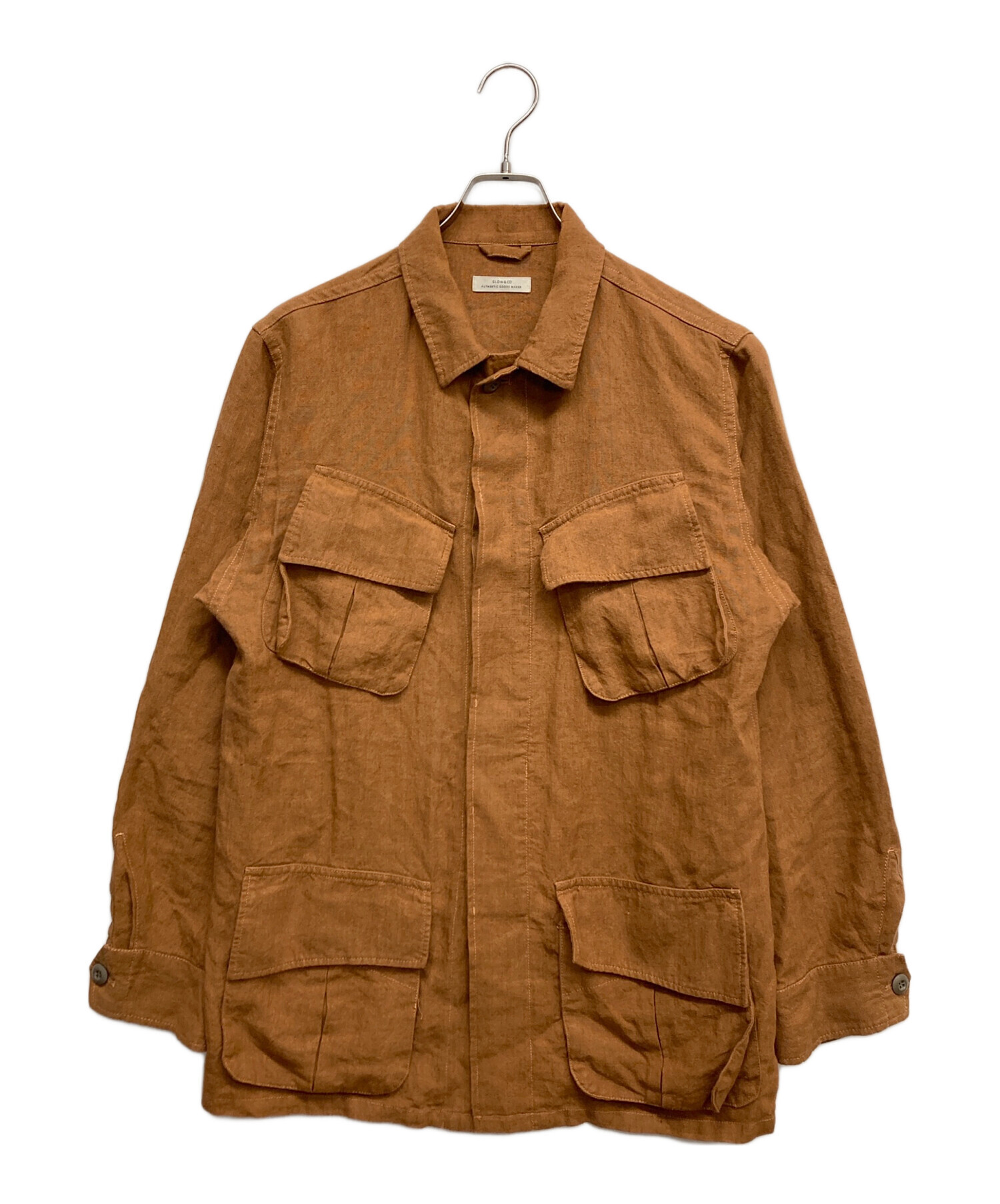 中古・古着通販】slow&co (スロウアンドコー) リネンファティーグ 