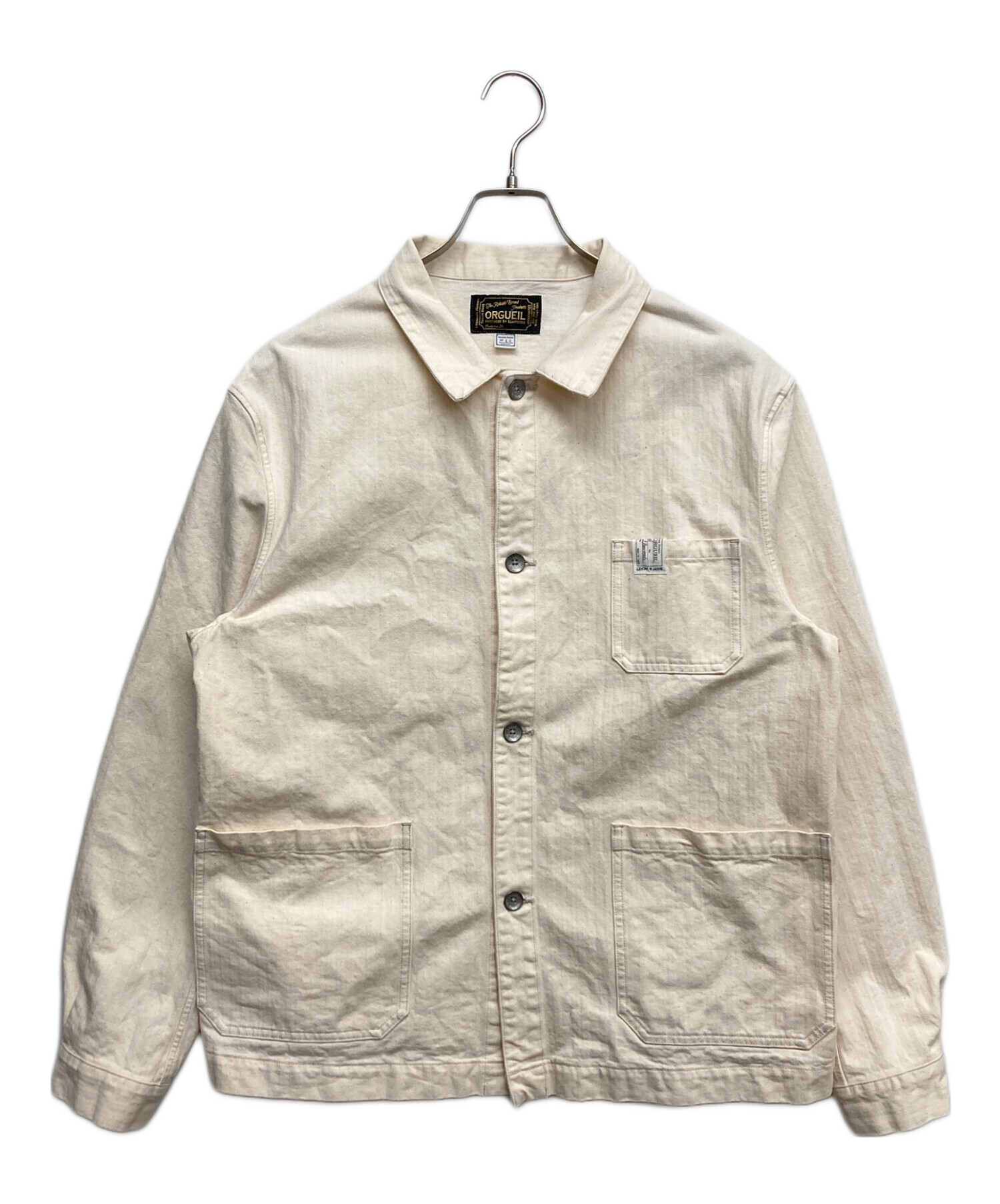 中古・古着通販】ORGUEIL (オルゲイユ) French Coveralls アイボリー
