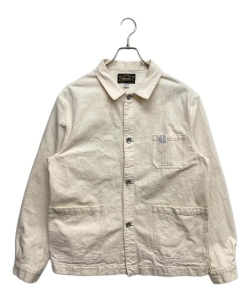 古着　 Orgueil オルゲイユ　カバーオール　ジャケット38 M 中古・古着通販】ORGUEIL (オルゲイユ) French Coveralls アイボリー