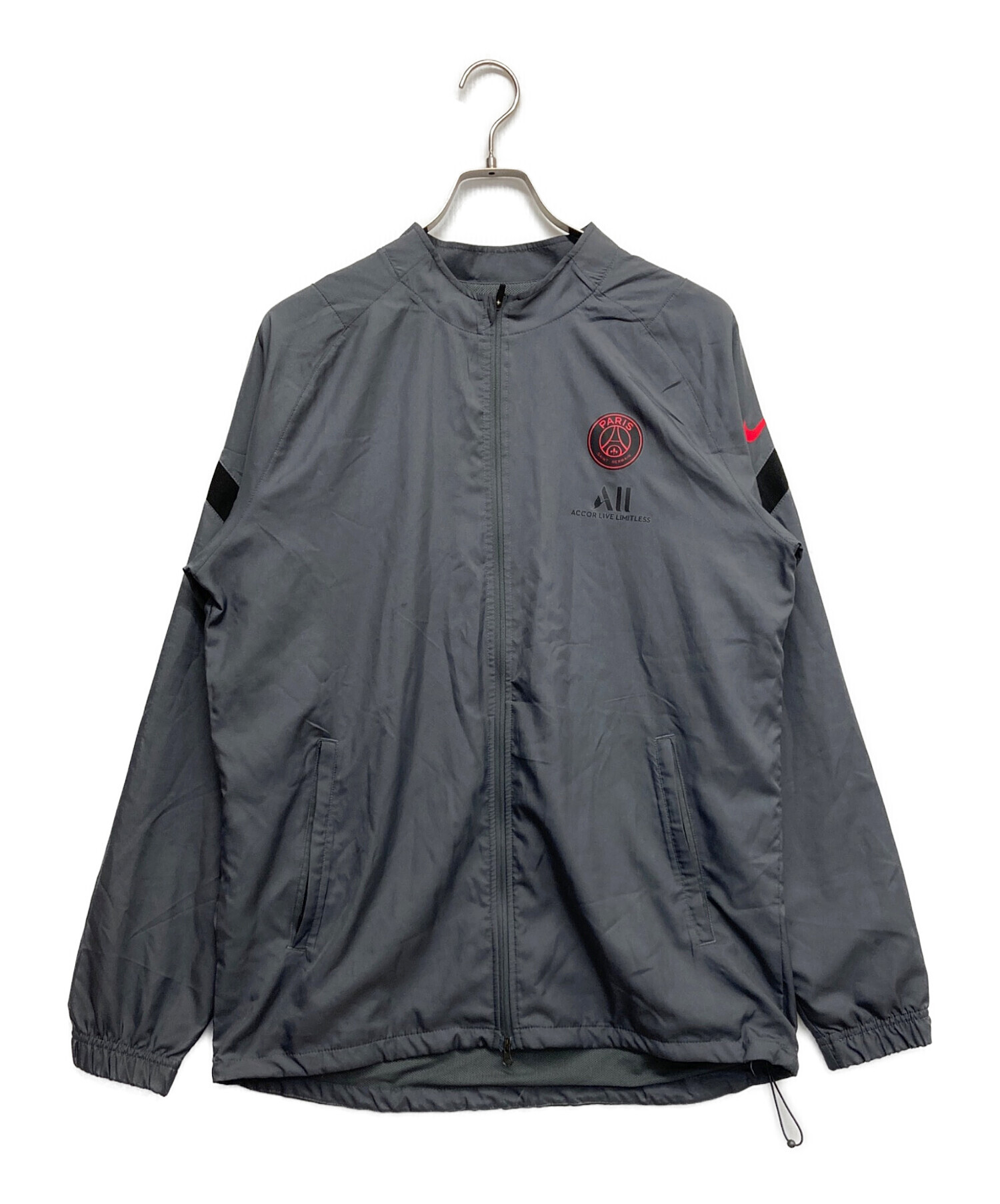 中古・古着通販】NIKE (ナイキ) PSG トレーニングジャケット グレー 