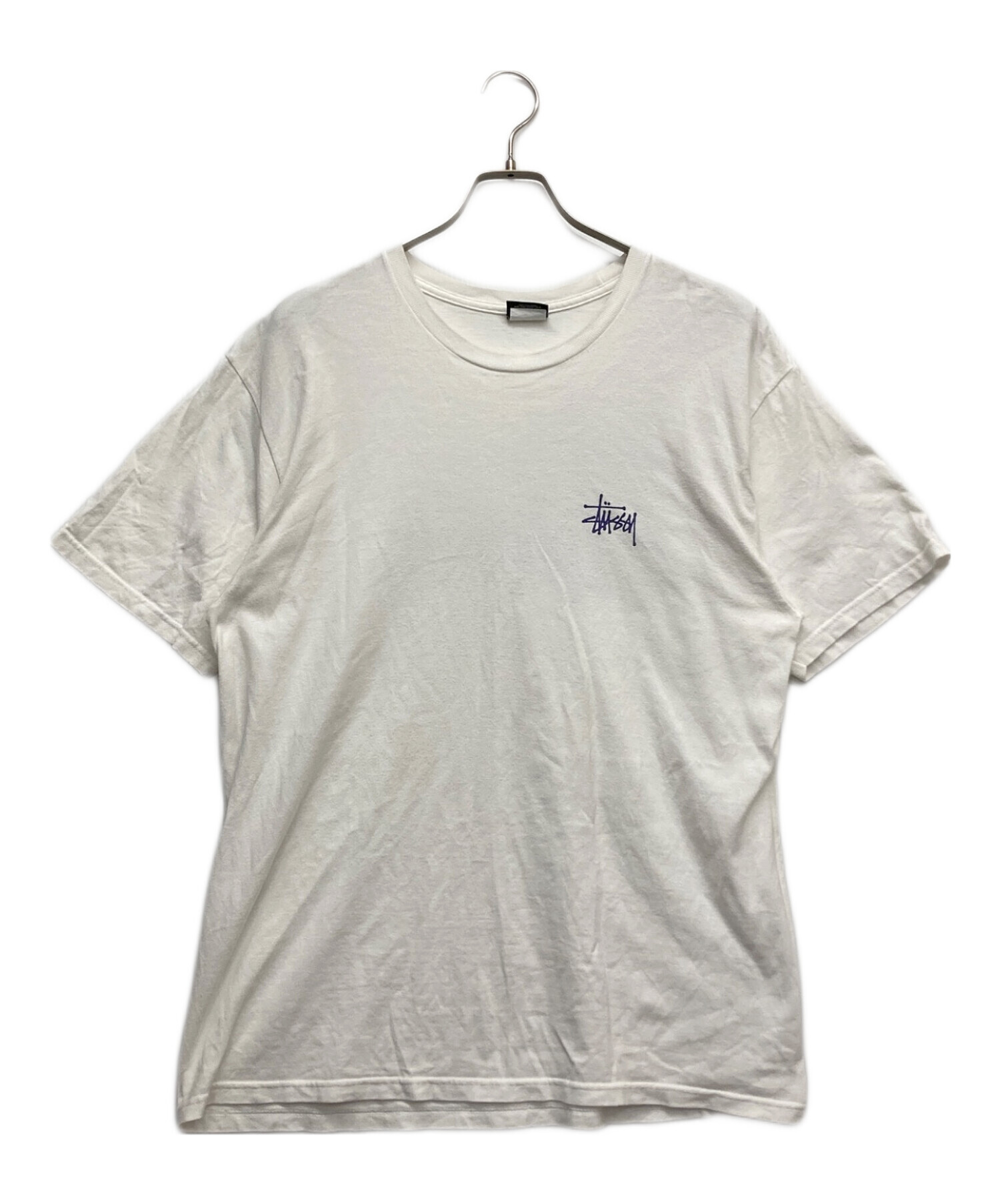 中古・古着通販】stussy (ステューシー) stock logo tee ホワイト