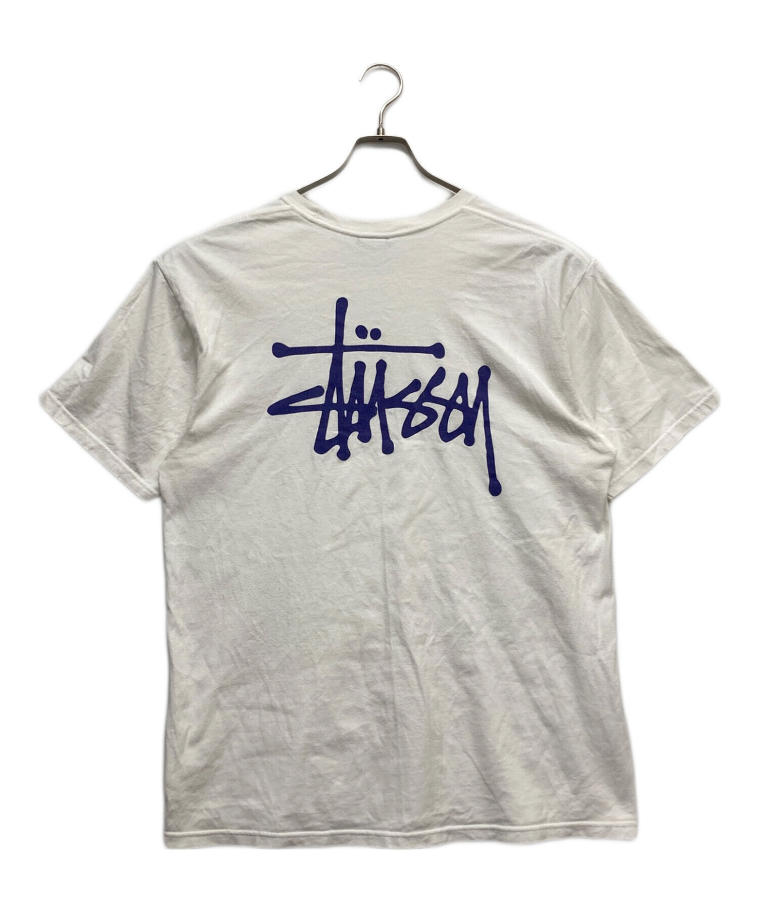 中古・古着通販】stussy (ステューシー) stock logo tee ホワイト 