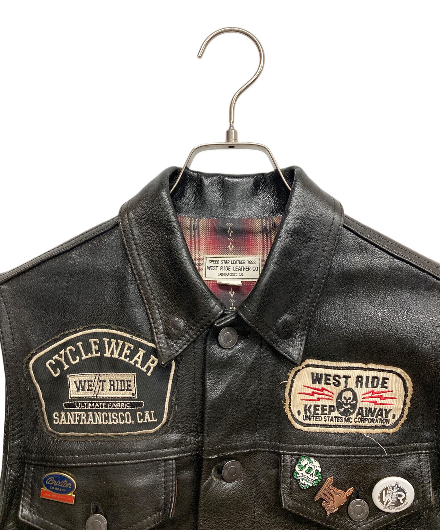 中古・古着通販】WEST RIDE (ウエストライド) ディーンベスト ブラウン