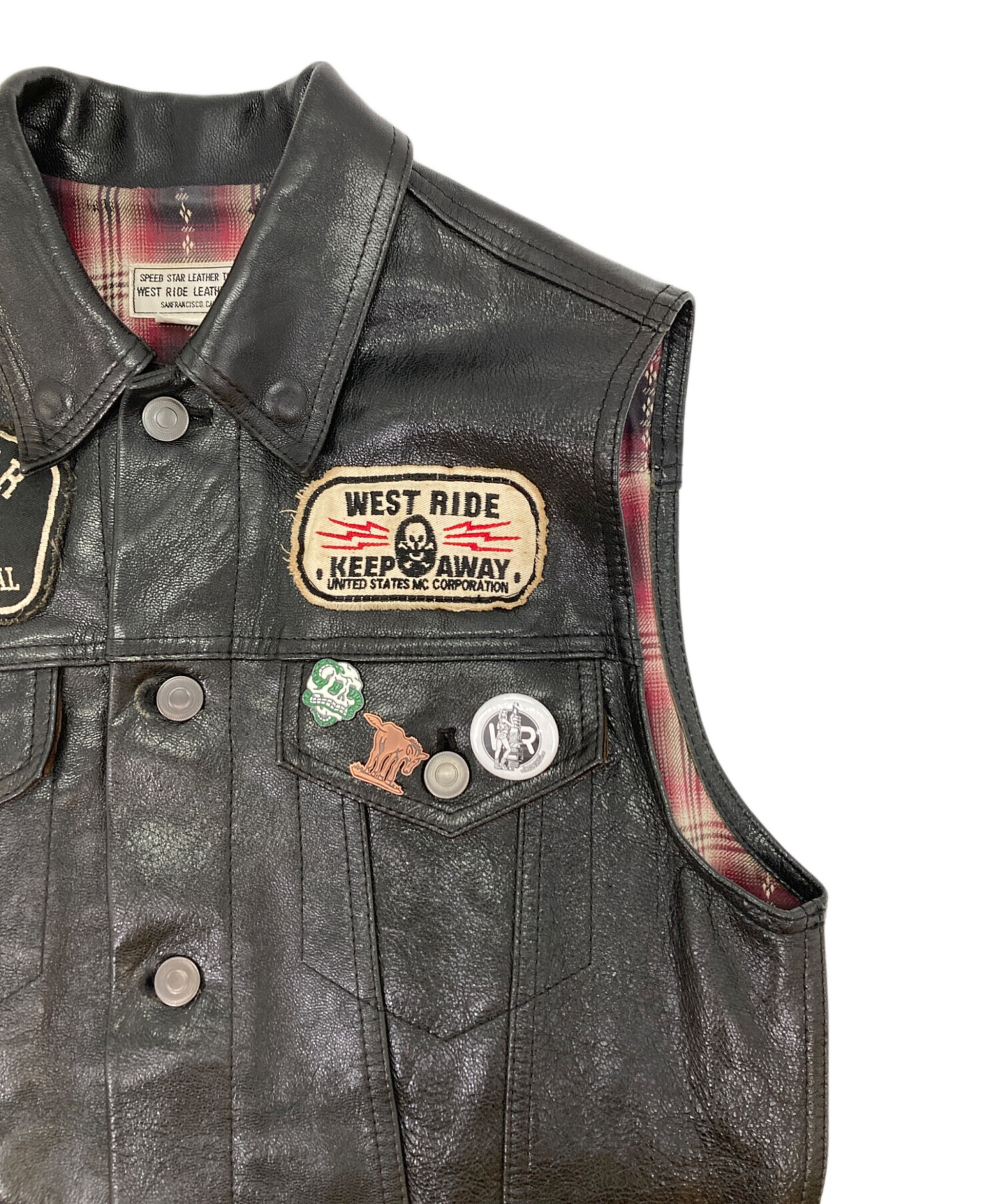 中古・古着通販】WEST RIDE (ウエストライド) ディーンベスト ブラウン
