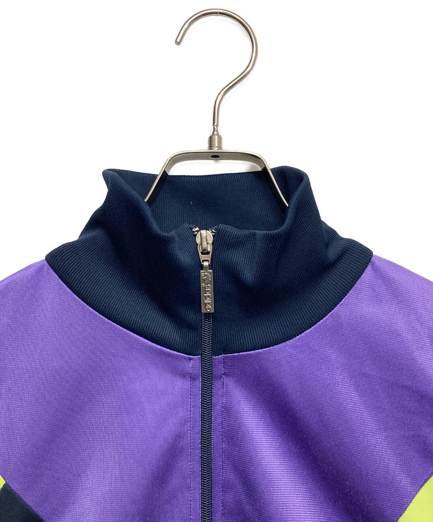 古着 80s アディダス トラックジャケット ATP 長袖 パープル 紫 中古・古着通販】adidas (アディダス) 80s トラックジャケット