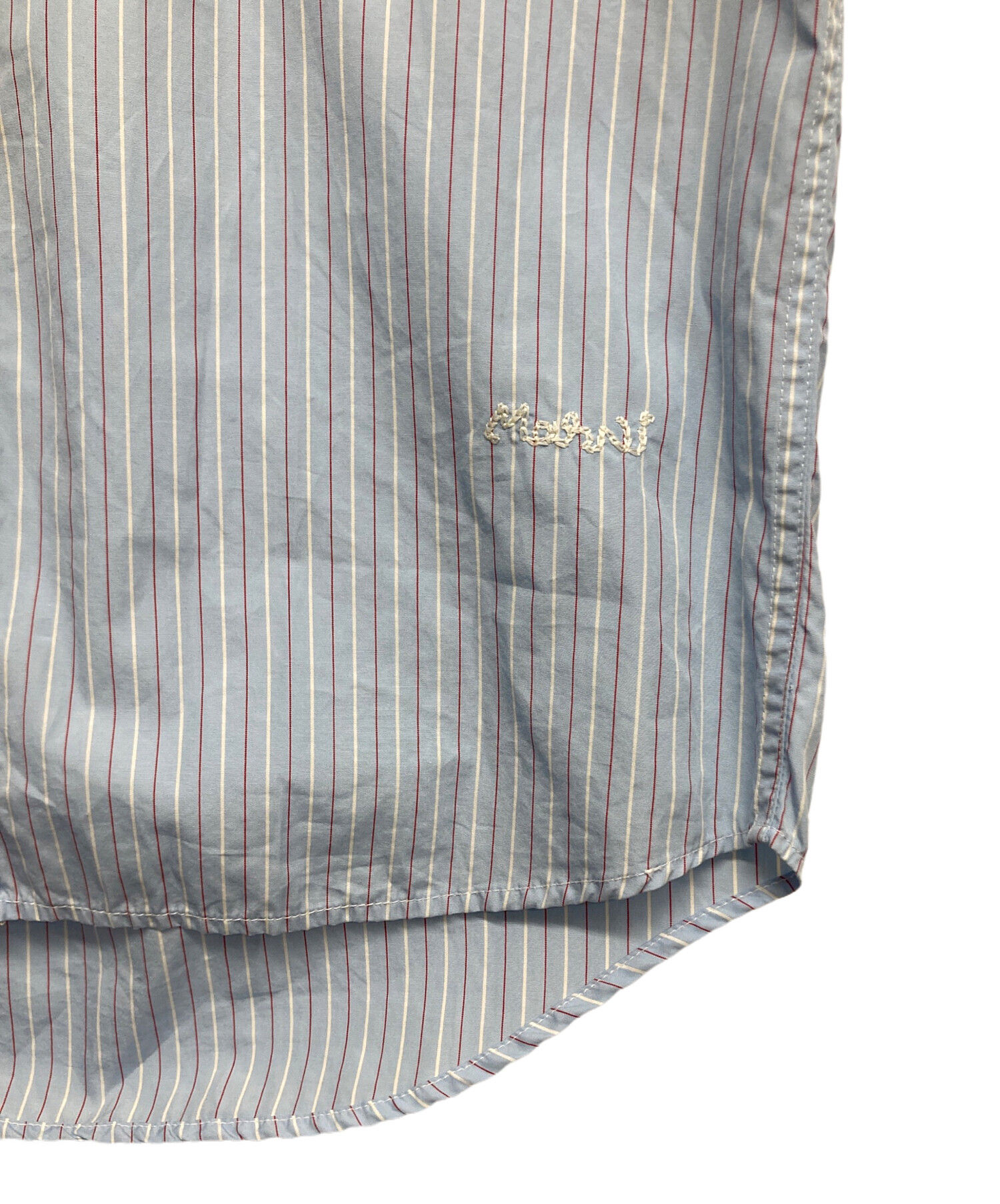 中古・古着通販】MARNI (マルニ) ストライプシャツ ブルー サイズ:46