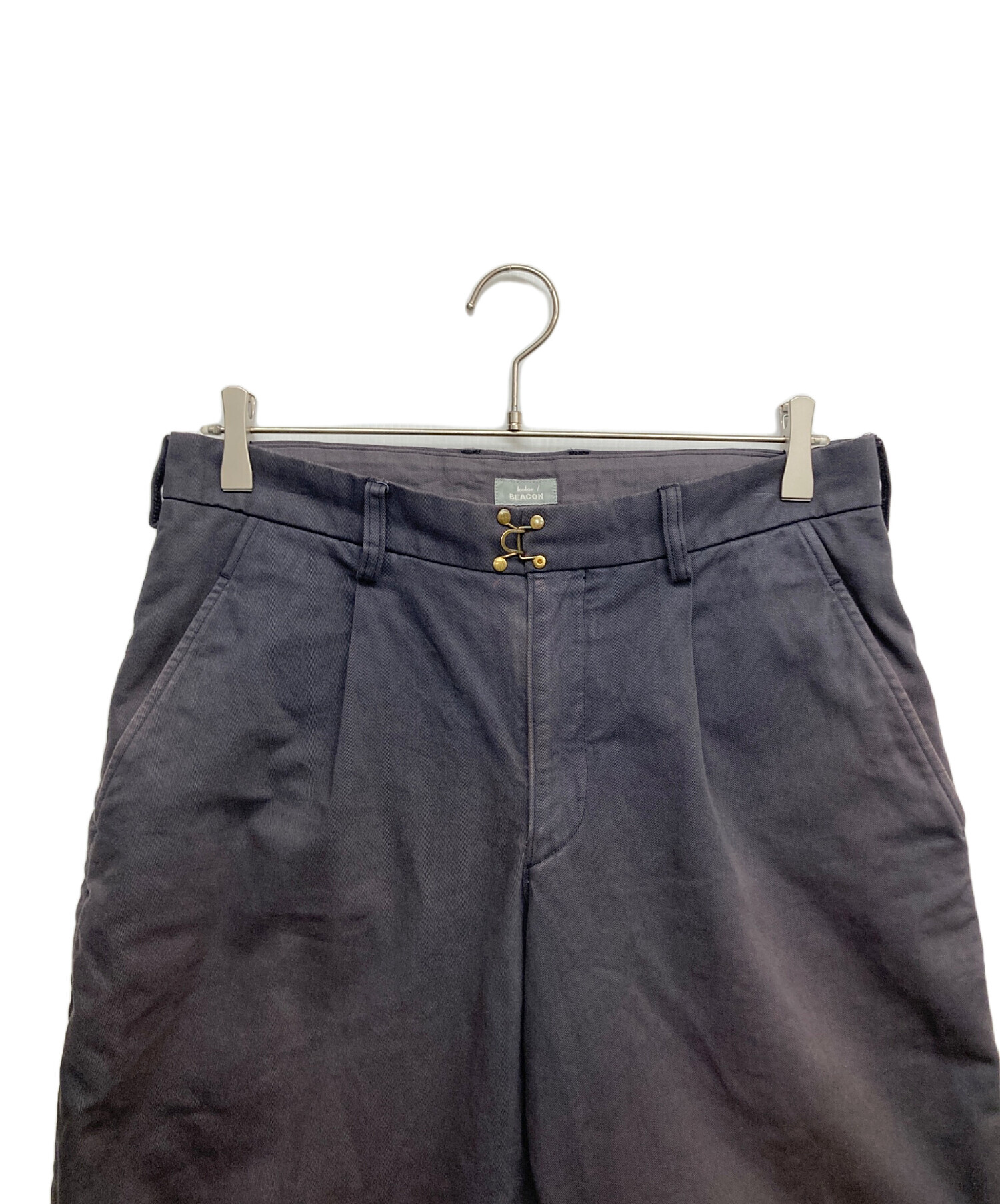 中古・古着通販】kolor/BEACON (カラービーコン) パッカリングパンツ