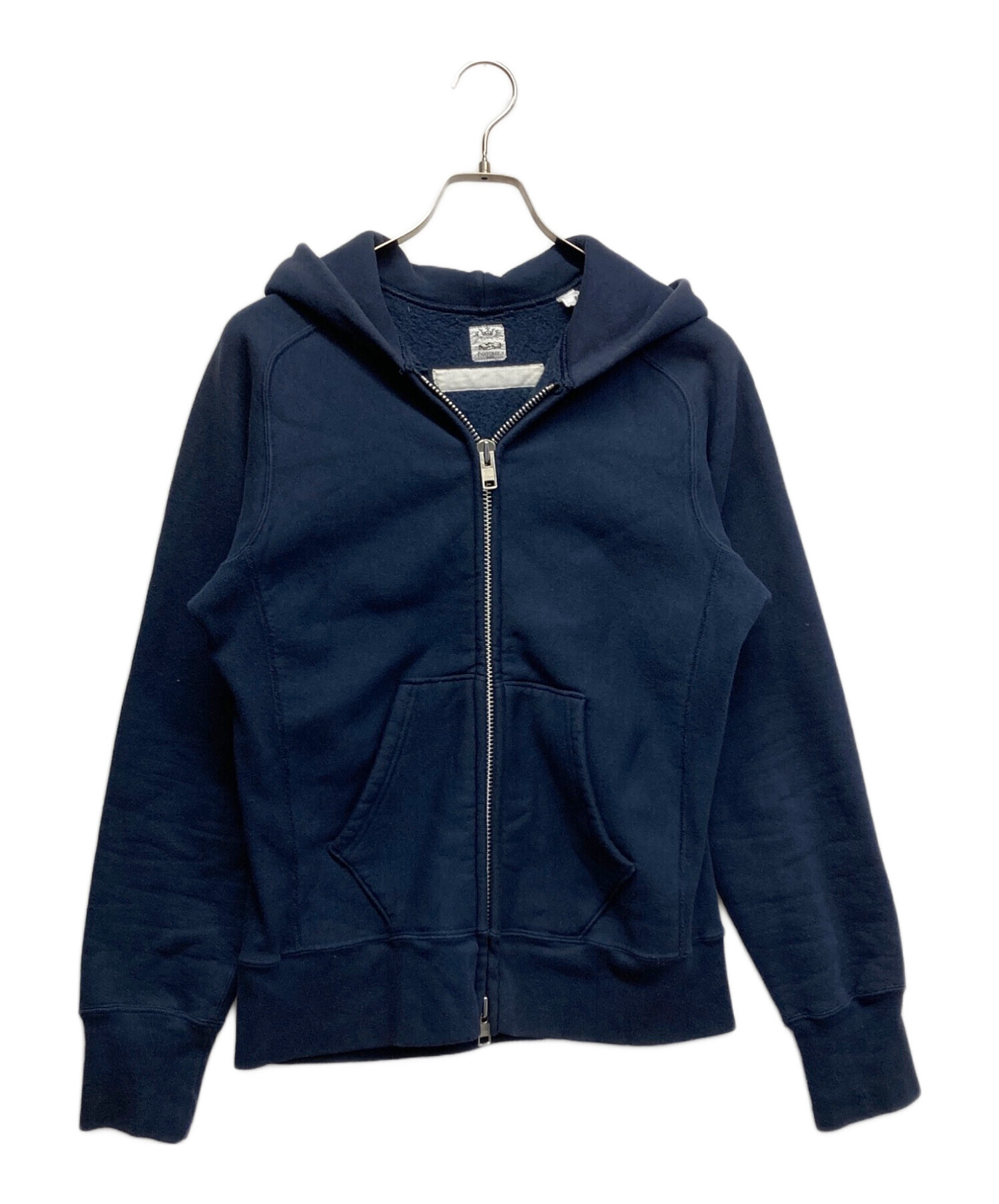 中古・古着通販】ANATOMICA (アナトミカ) ジップパーカー ネイビー