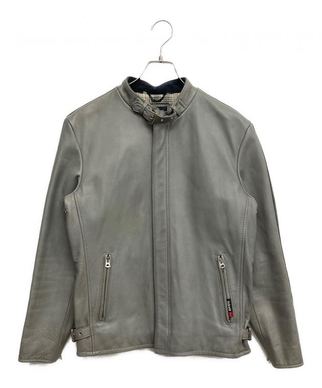 中古・古着通販】Schott (ショット) Classic Racer ジャケット グレー 中古・古着通販】Schott (ショット) Classic Racer ジャケット グレー
