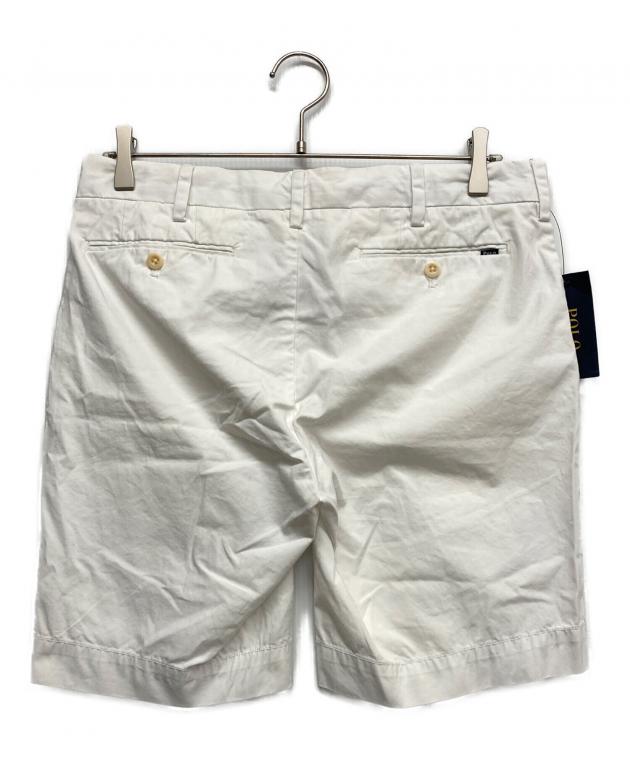Polo Ralph Lauren ホワイト ハーフパンツ Mサイズ 中古・古着通販】POLO RALPH LAUREN (ポロ・ラルフローレン) ハーフ