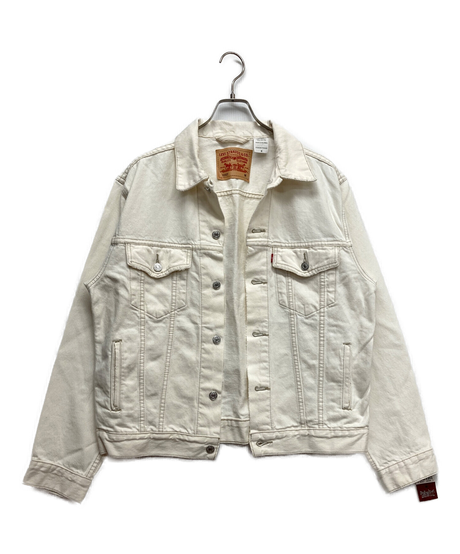 90s LEVI’S 70507 ホワイト トラッカー デニムジャケット 中古・古着通販】LEVI'S (リーバイス) 70507デニムジャケット ホワイト