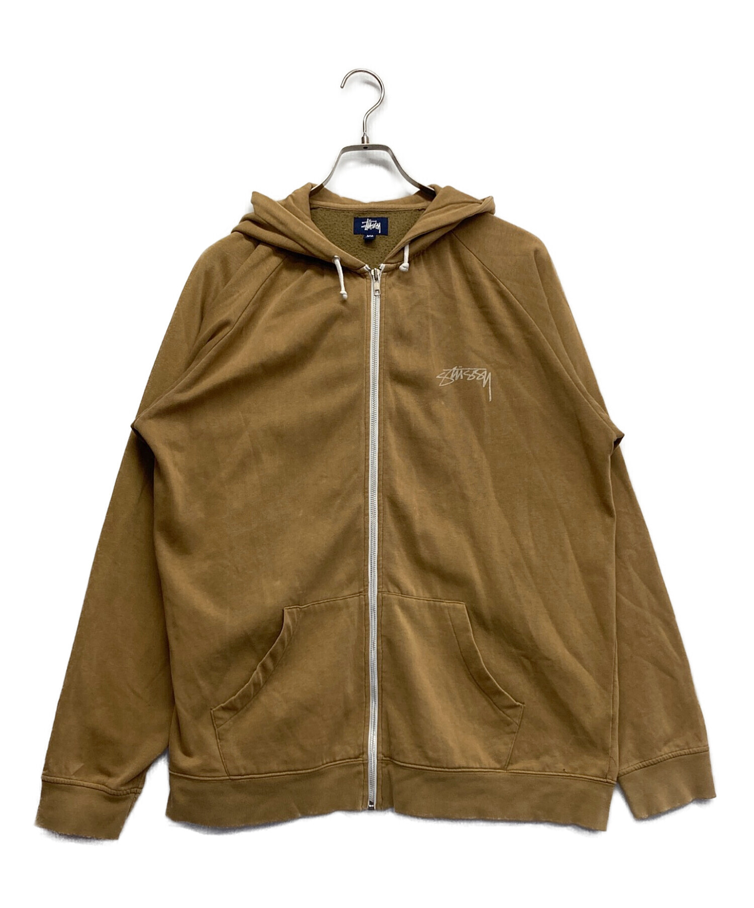 h*.様 交渉可old STUSSY オールドステューシー ジップアップ パーカ 中古・古着通販】OLD STUSSY (オールドステューシー) ストックロゴ