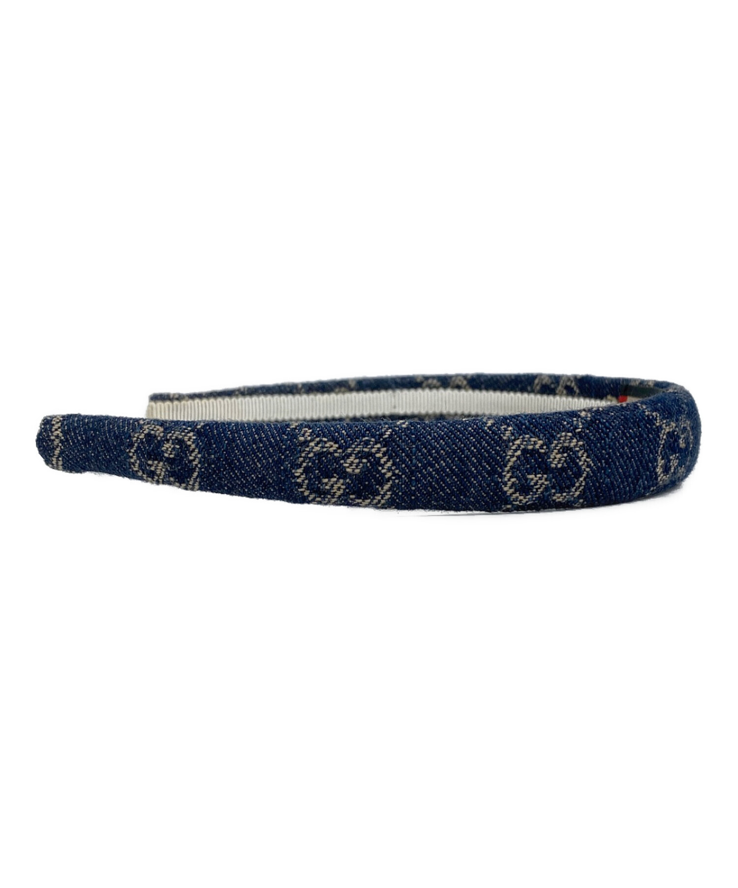 中古・古着通販】GUCCI (グッチ) エコ ウォッシュドデニム ヘアバンド