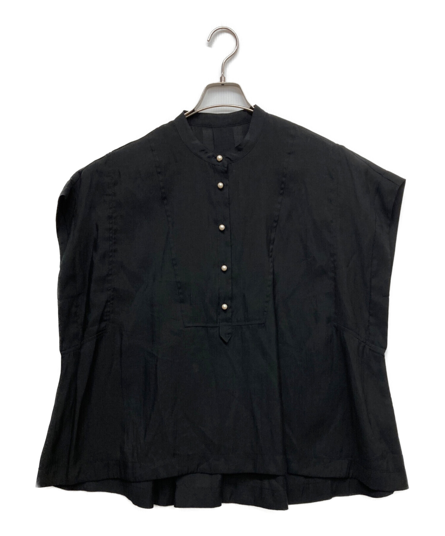 中古・古着通販】BEARDSLEY (ビアズリー) パール釦フレンチブラウス