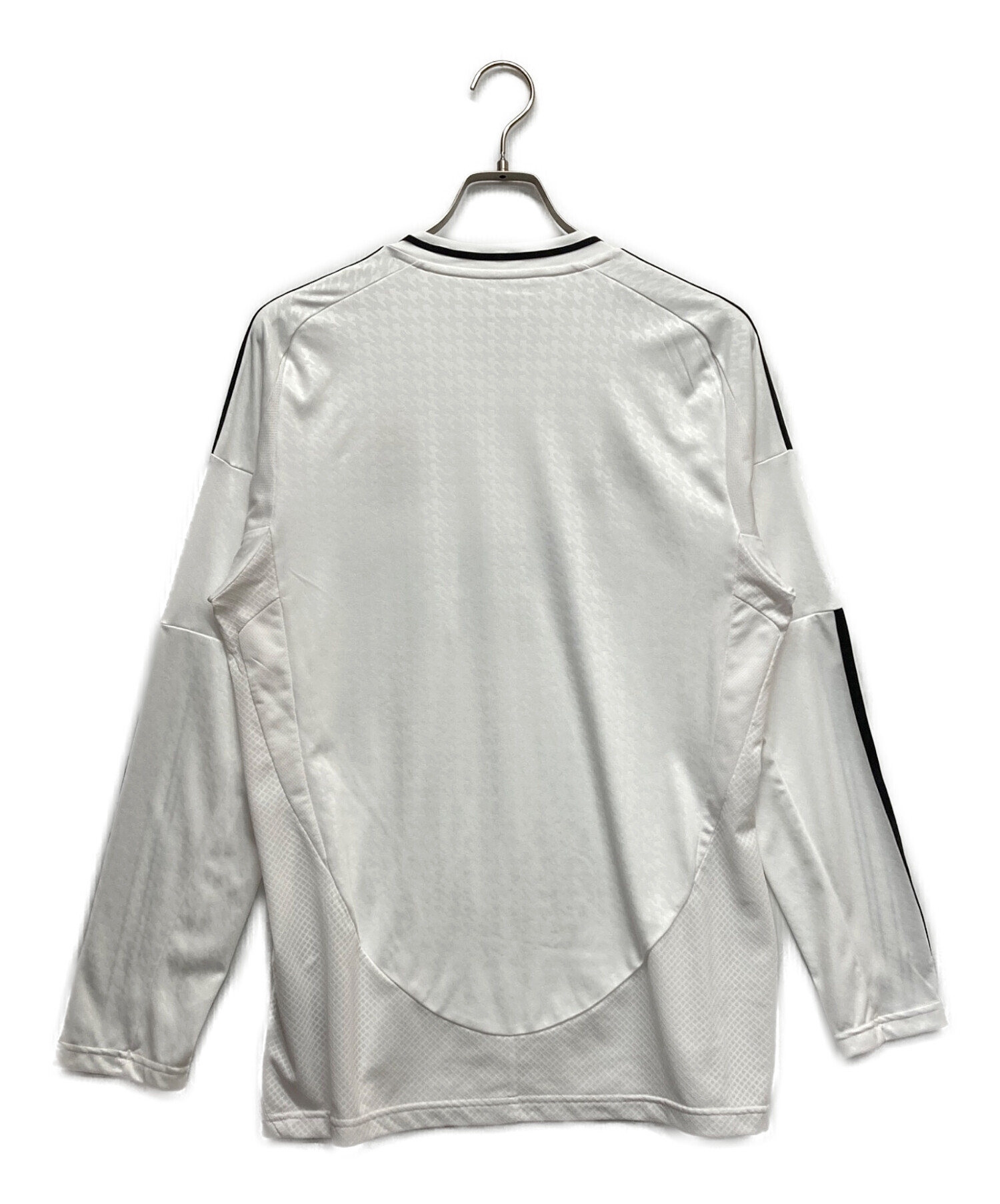 中古・古着通販】adidas (アディダス) ゲームシャツ ホワイト サイズ