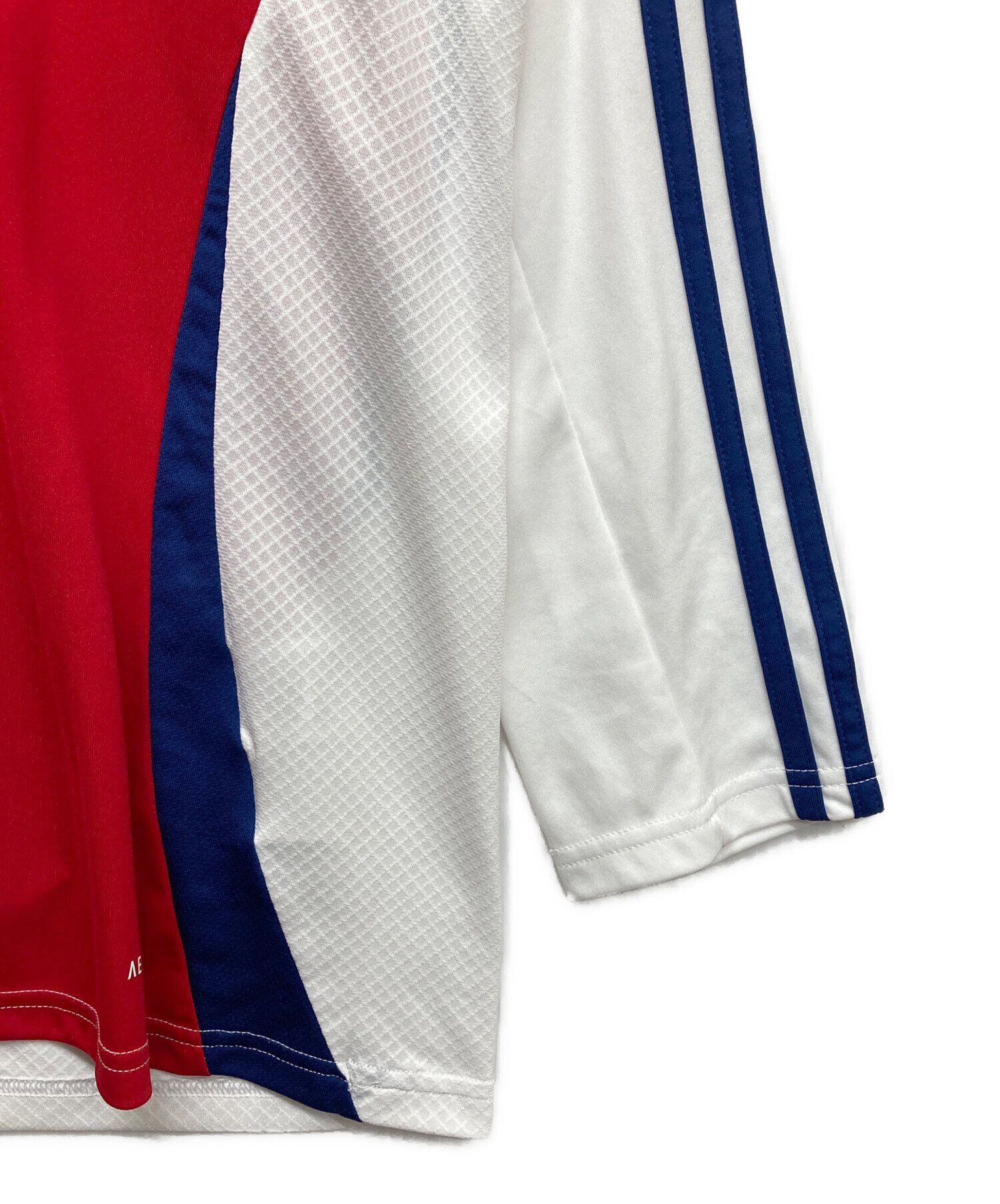 中古・古着通販】adidas (アディダス) ゲームシャツ レッド サイズ:2XL