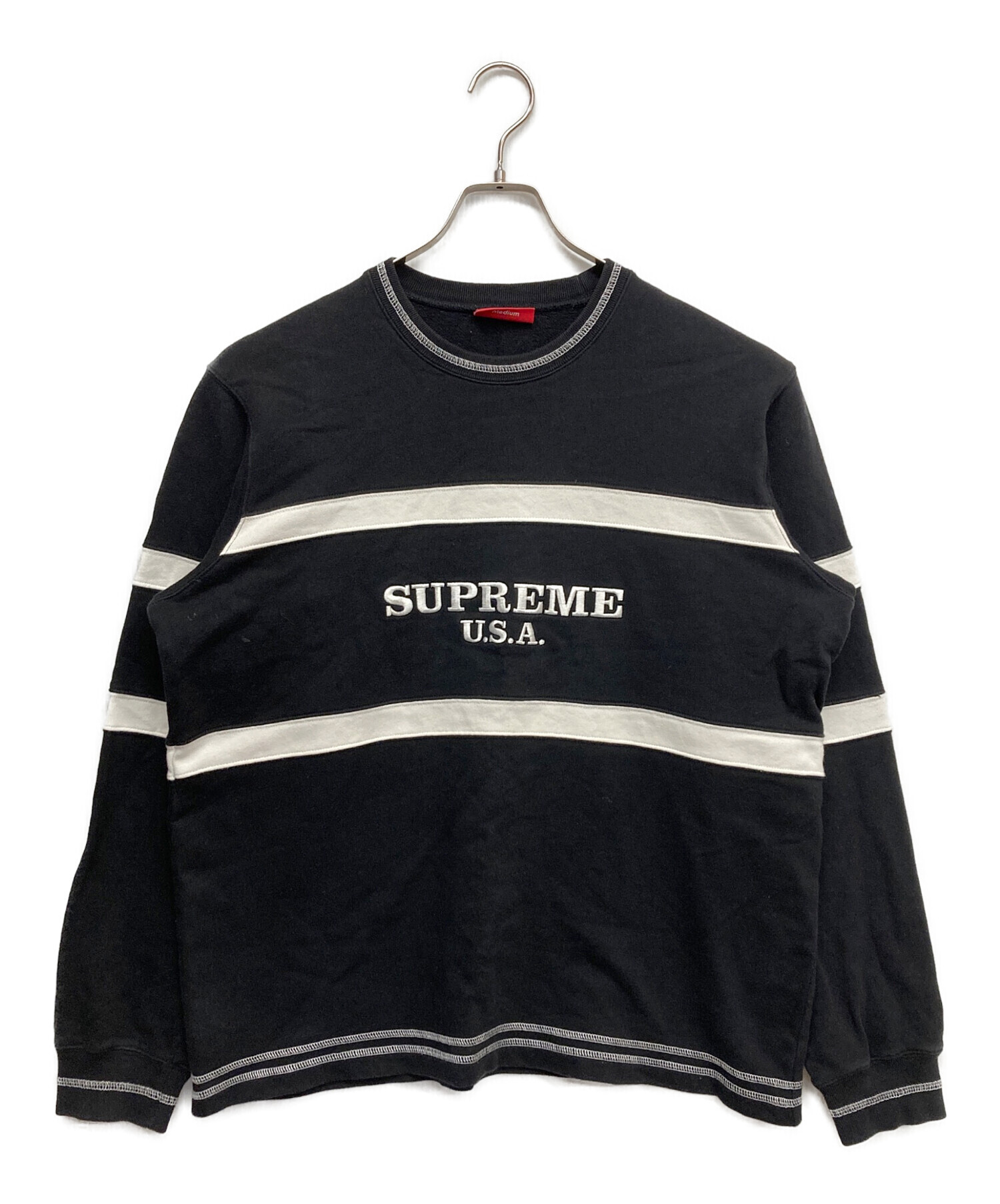 中古・古着通販】Supreme (シュプリーム) center stripe crewneck