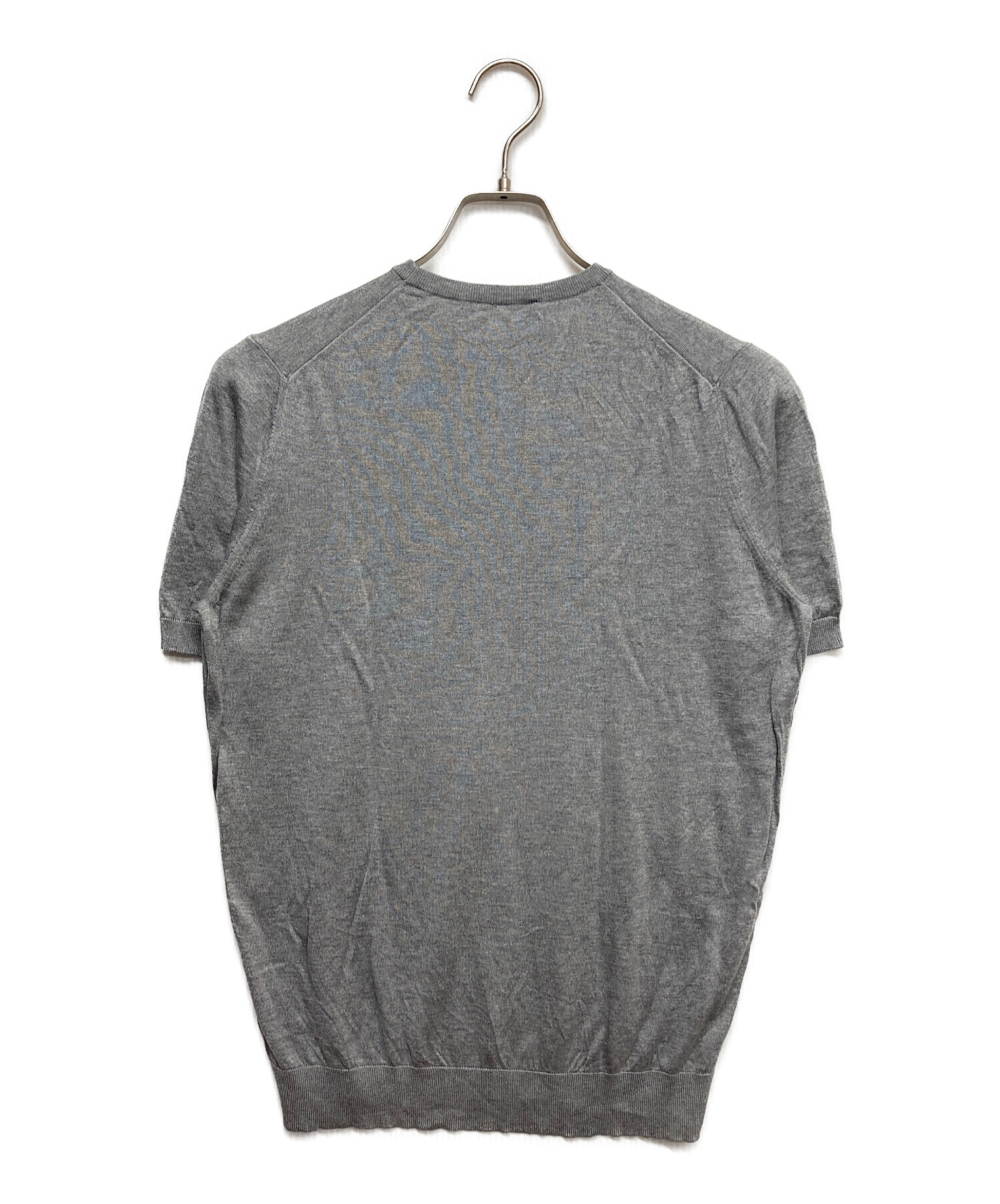 中古・古着通販】GRAN SASSO (グランサッソ) ニットtシャツ グレー 
