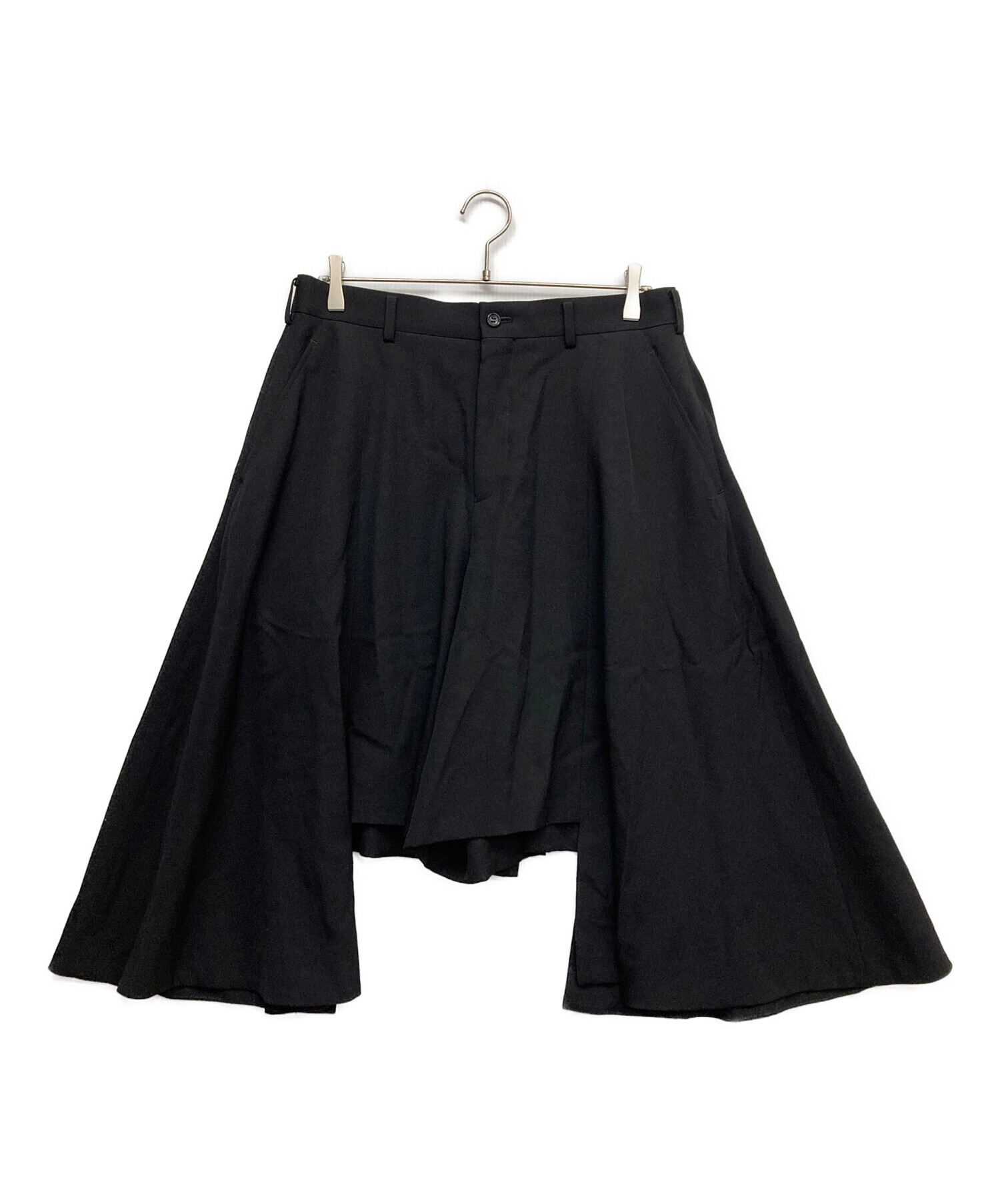 希少 コムデギャルソン 変形 サルエル こぶバルーン ワイドパンツ ブラック 黒 中古・古着通販】COMME des GARCONS (コムデギャルソン) 変形サルエル