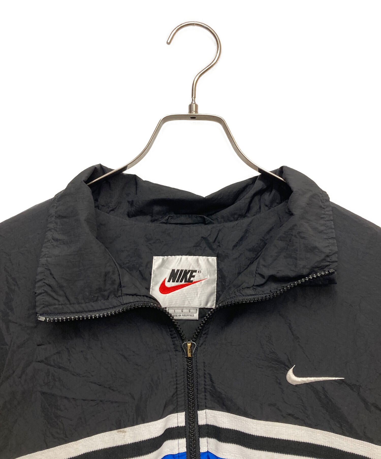 中古・古着通販】NIKE (ナイキ) ナイロンジップアップジャケット