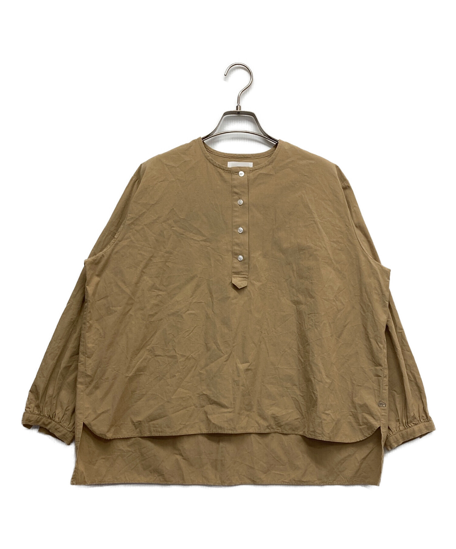 中古・古着通販】HUIS (ハウス) やわらかコットンヘンリーネック 