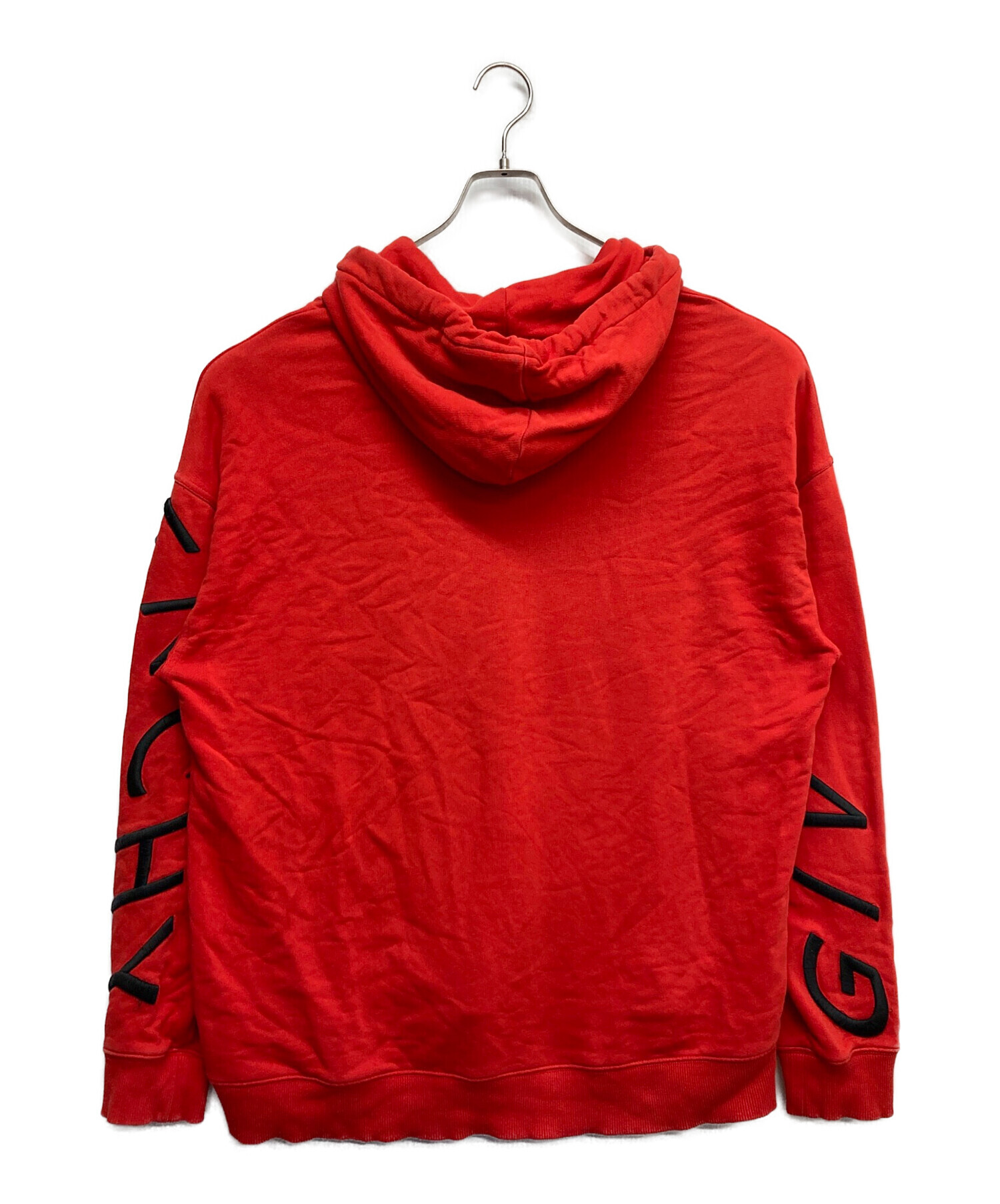 中古・古着通販】GIVENCHY (ジバンシィ) プルオーバーパーカー レッド