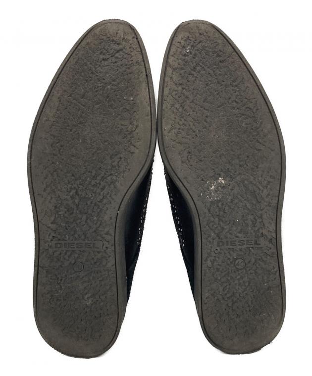 中古・古着通販】DIESEL (ディーゼル) スタッズウィングチップシューズ