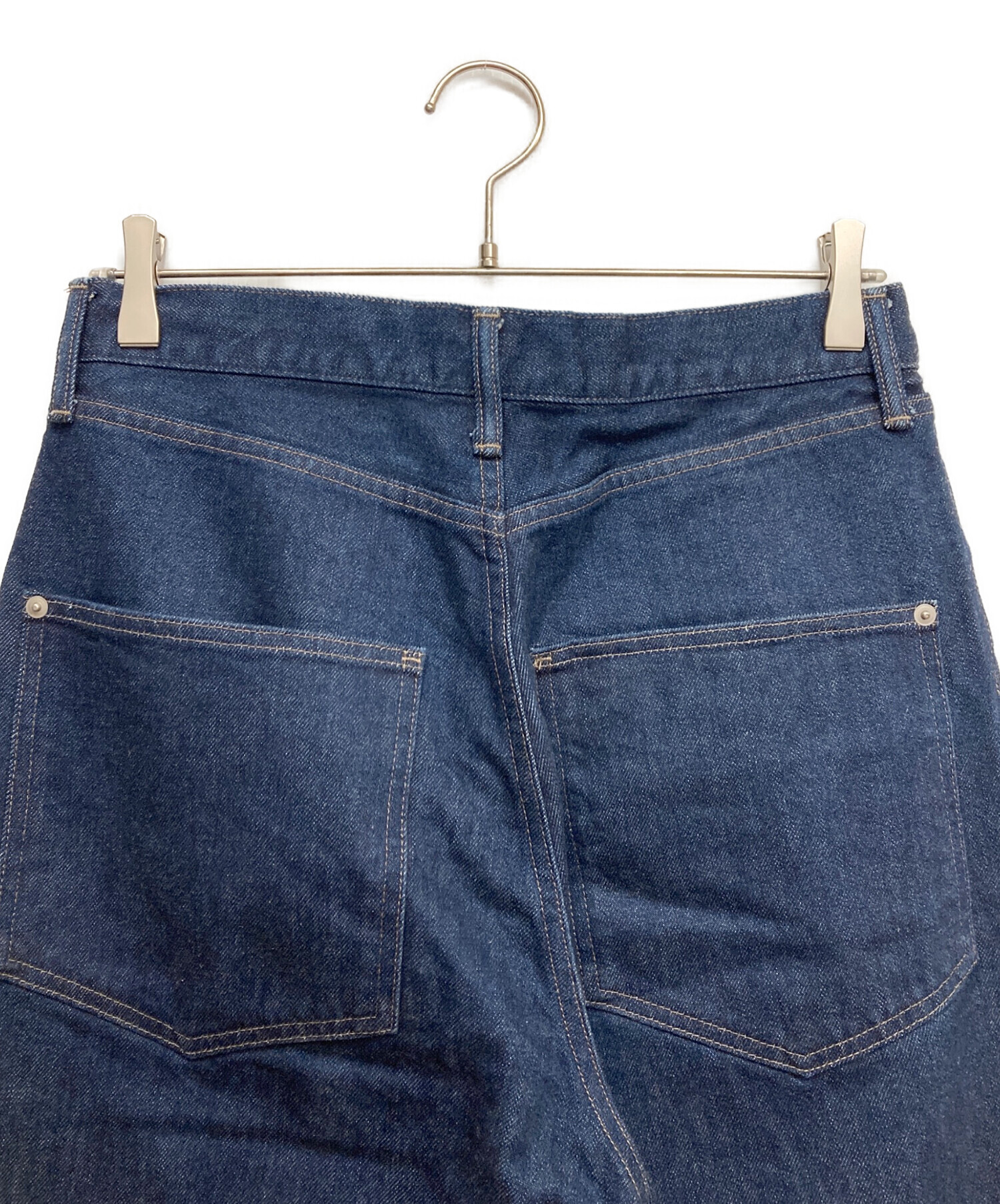 中古・古着通販】LOOPE (ルーペ) ワイドストレートデニムパンツ